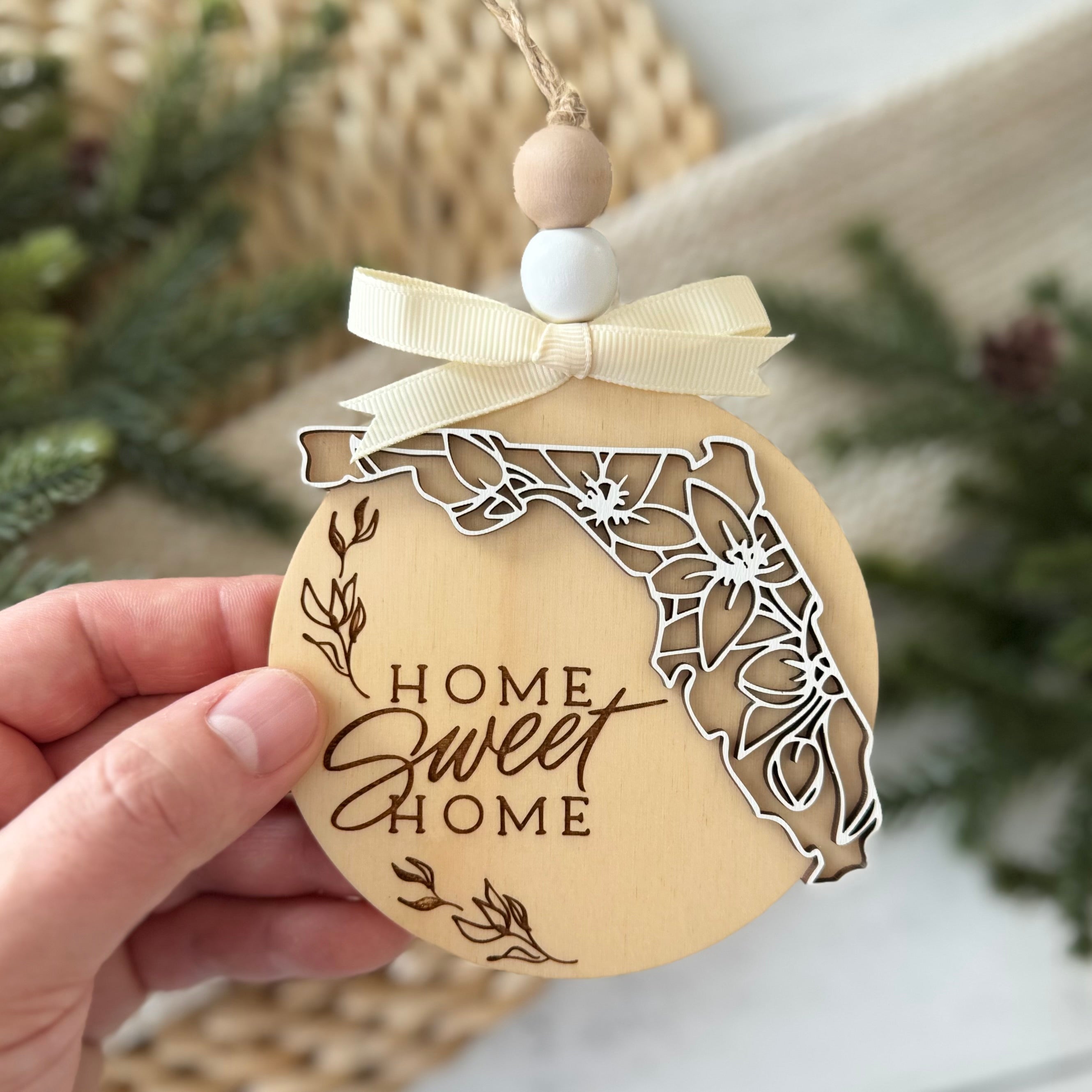 Florida Home Sweet Home Ornament
