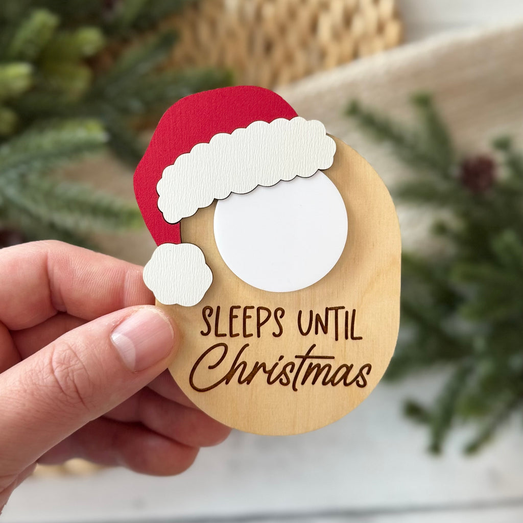 Dry Erase Sleeps Until Christmas Countdown Magnet