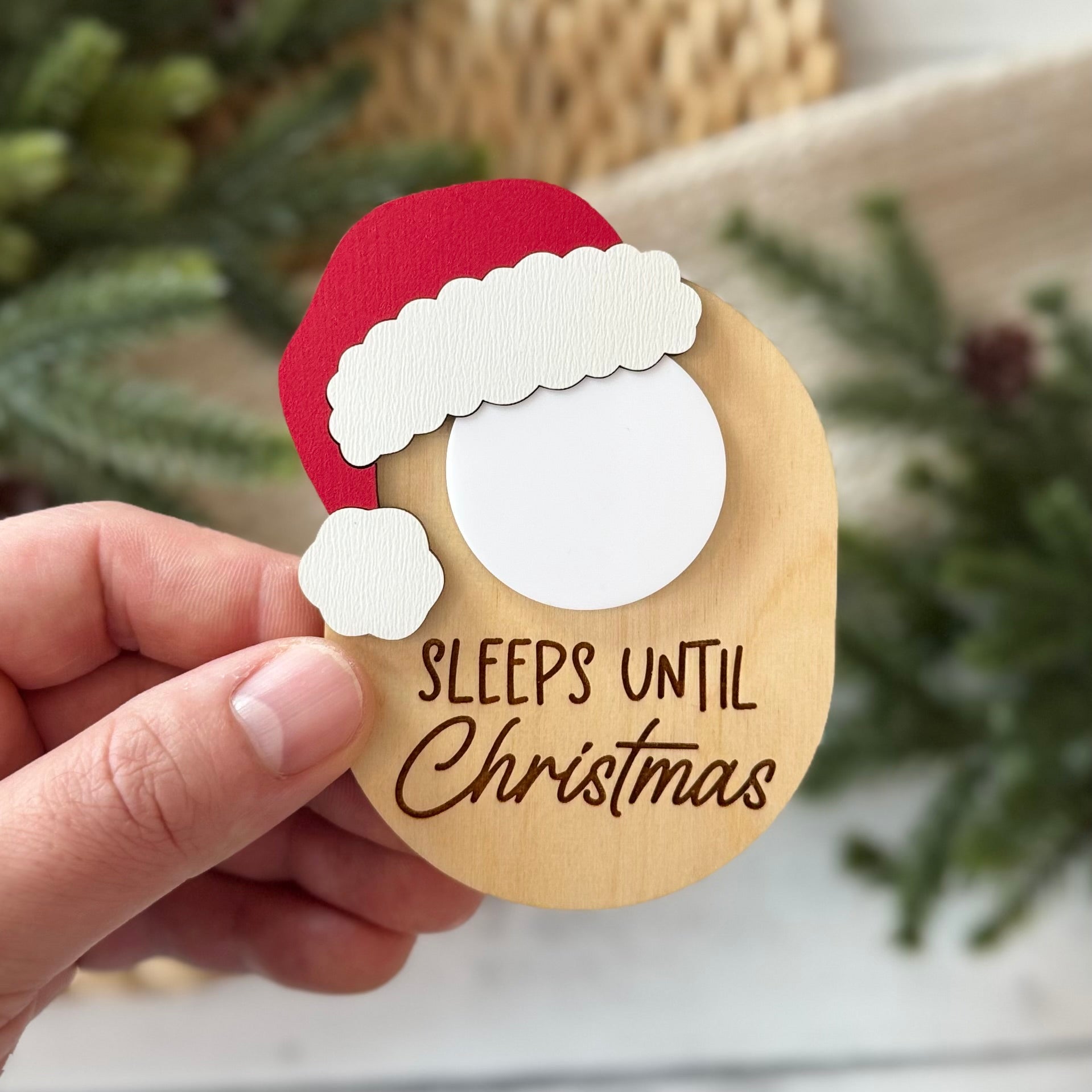 Dry Erase Sleeps Until Christmas Countdown Magnet