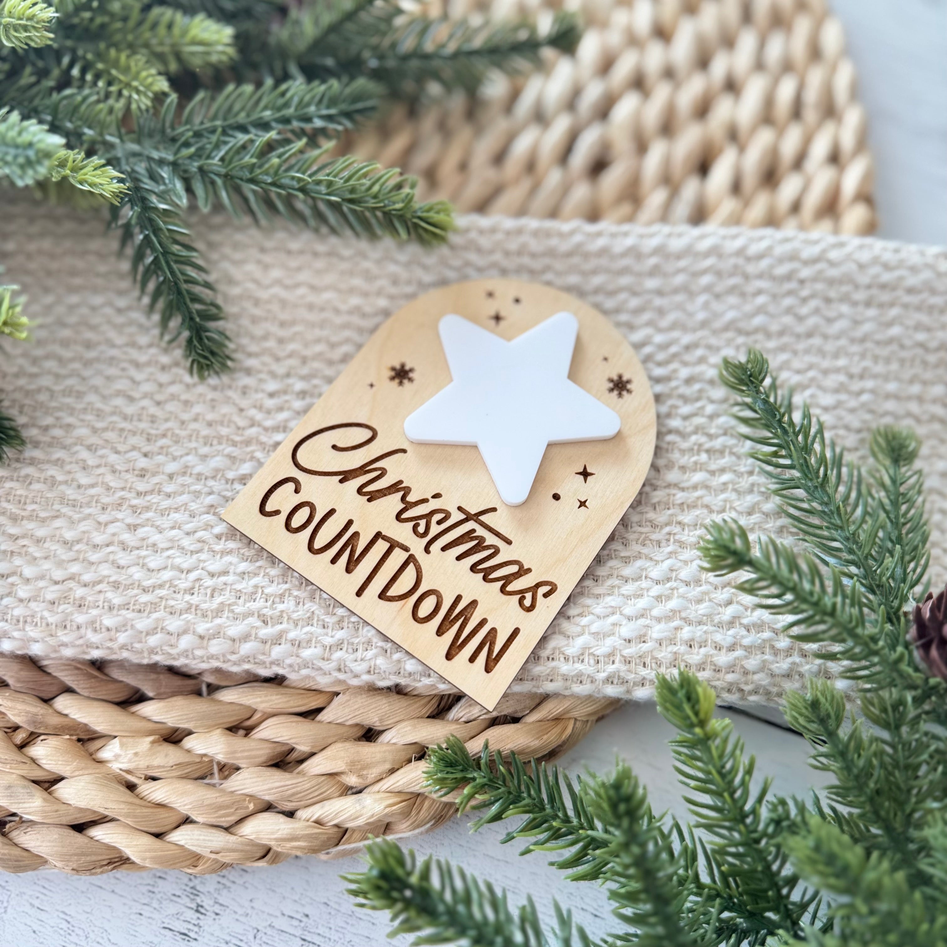 Christmas Countdown Dry Erase Magnet