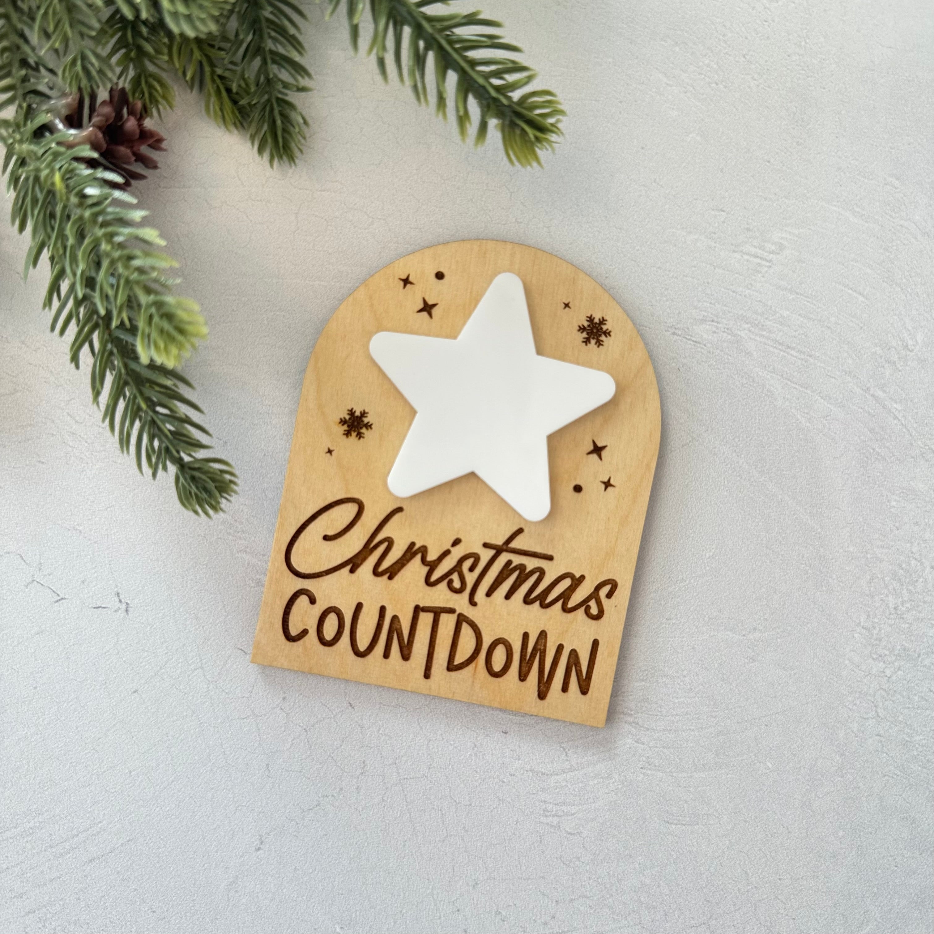 Christmas Countdown Dry Erase Magnet