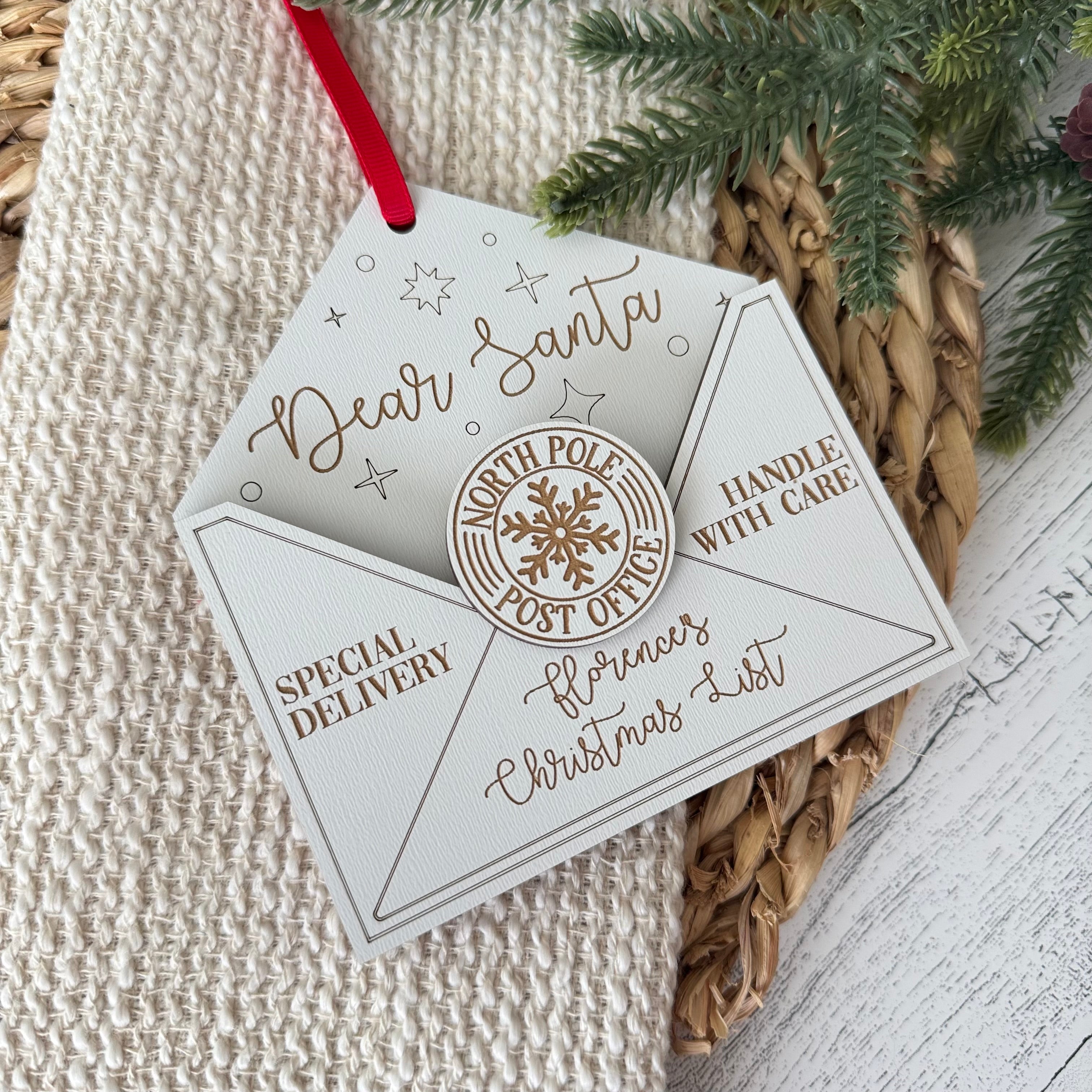 Dear Santa Wishlist Envelope