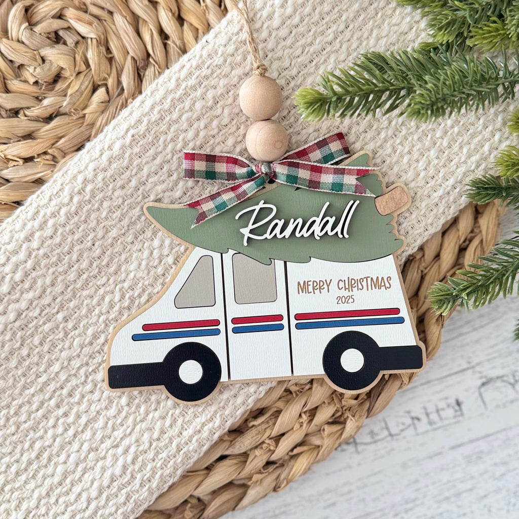 Personalized Mail Carrier Christmas Ornament