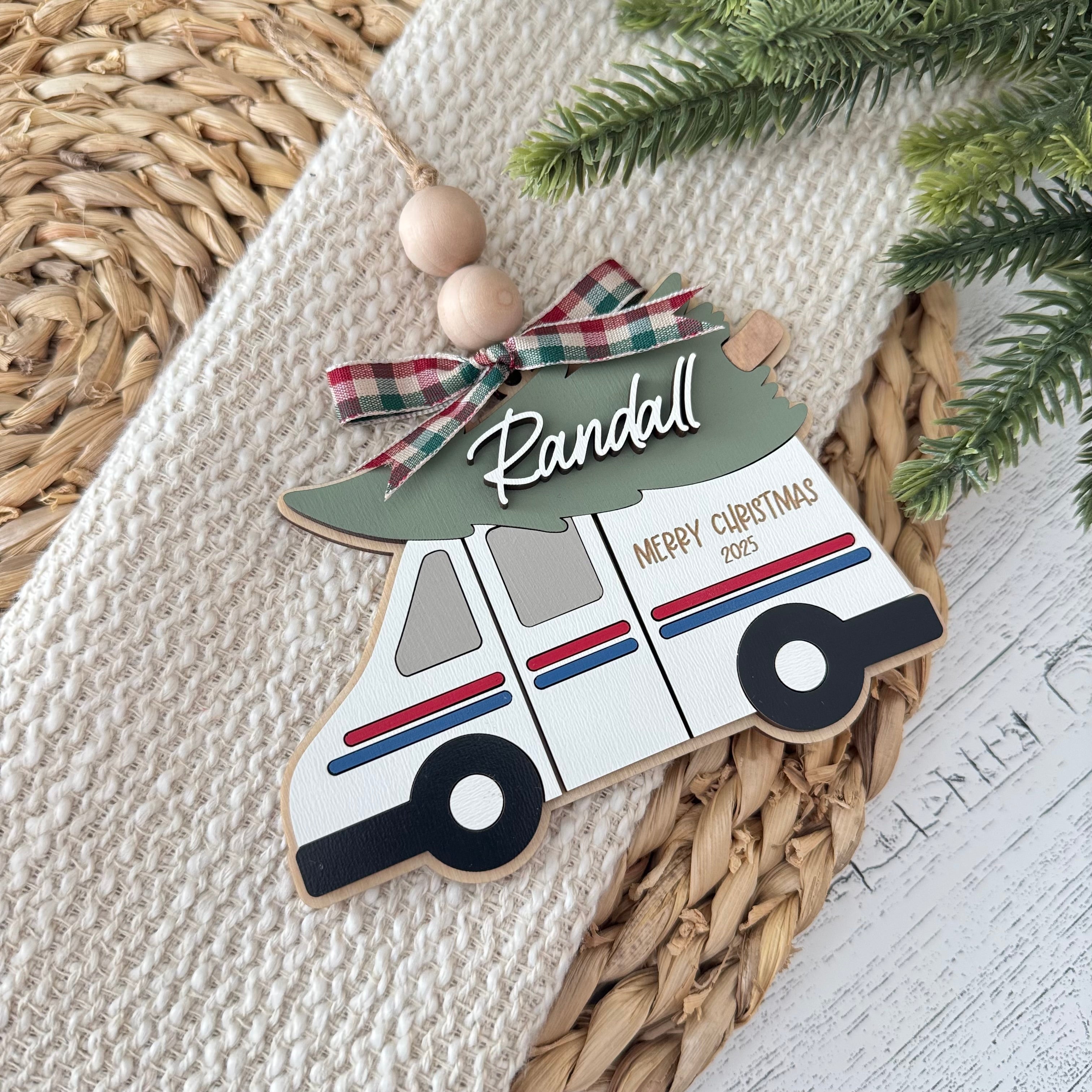 Personalized Mail Carrier Christmas Ornament