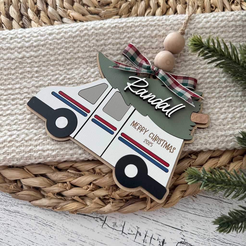 Personalized Mail Carrier Christmas Ornament
