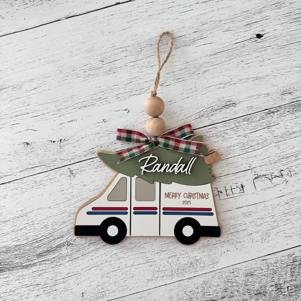 Personalized Mail Carrier Christmas Ornament