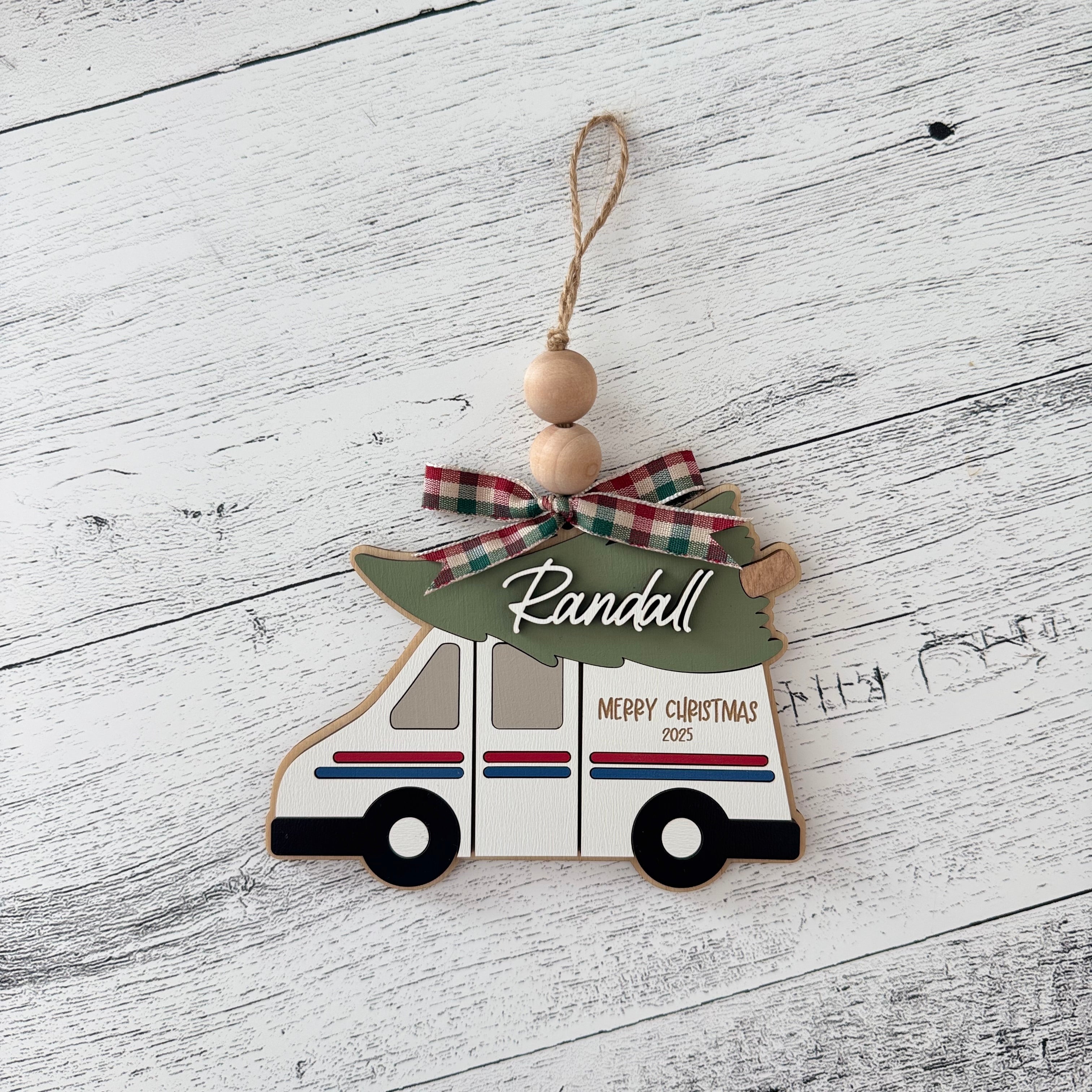 Personalized Mail Carrier Christmas Ornament