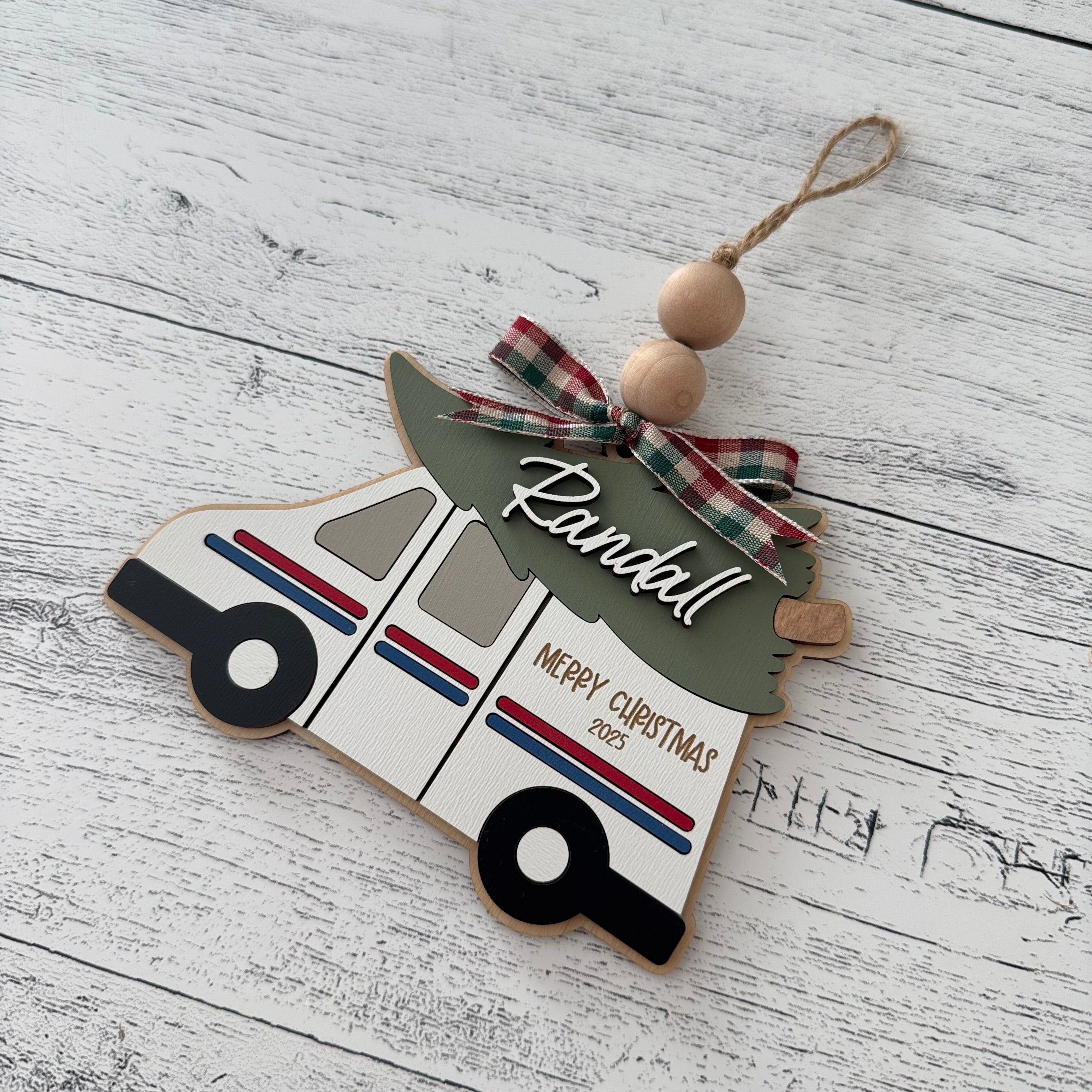Personalized Mail Carrier Christmas Ornament