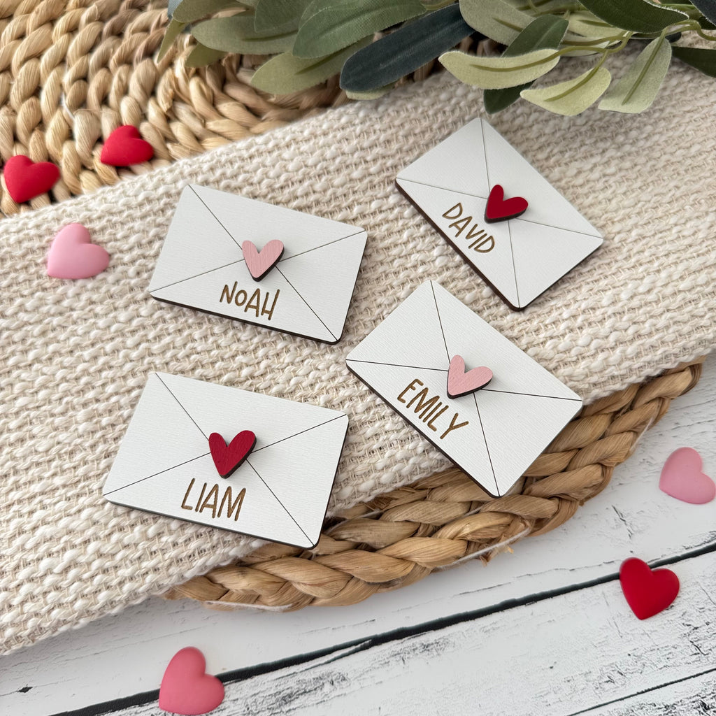 Personalized Mini Valentine Envelopes Decor