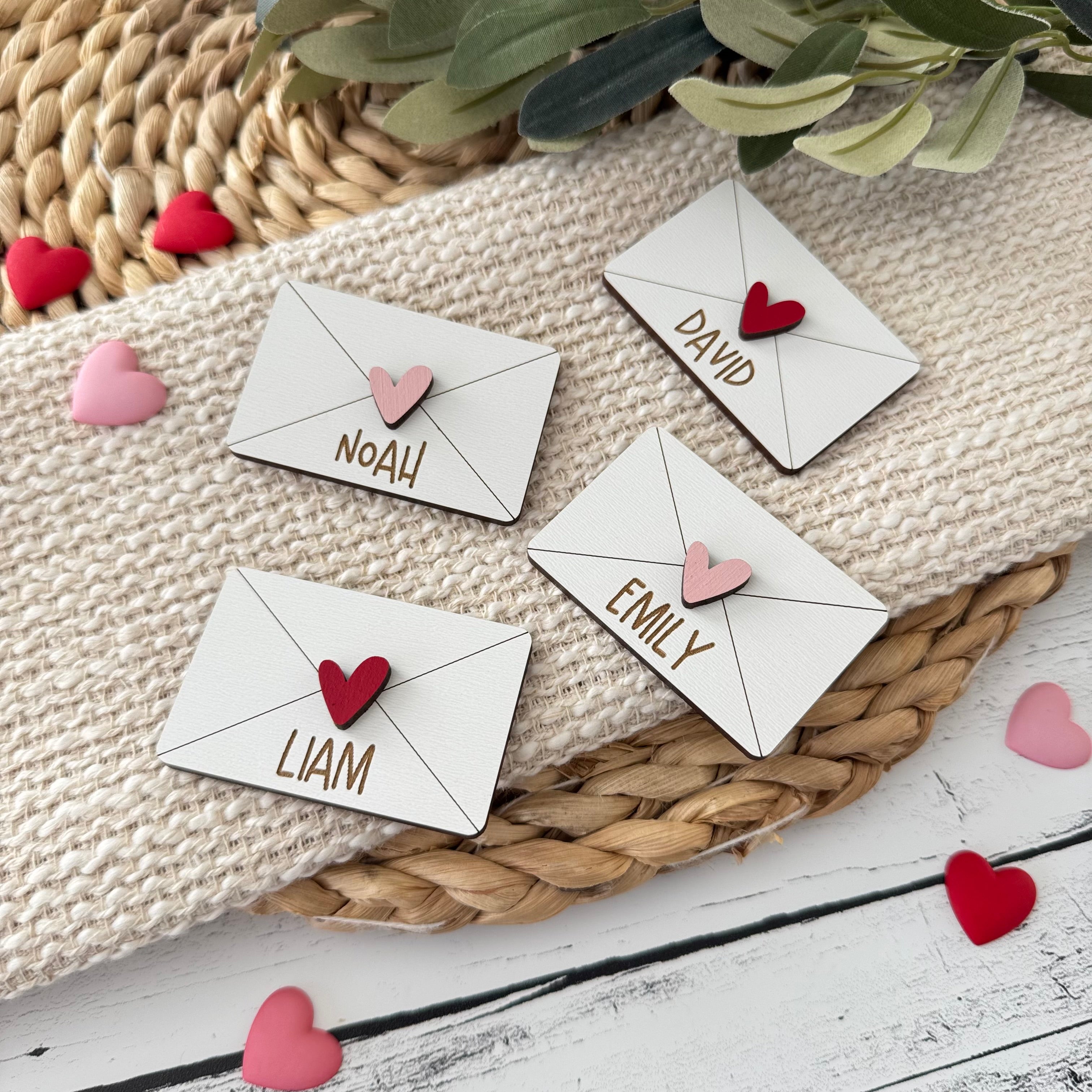 Personalized Mini Valentine Envelopes Decor