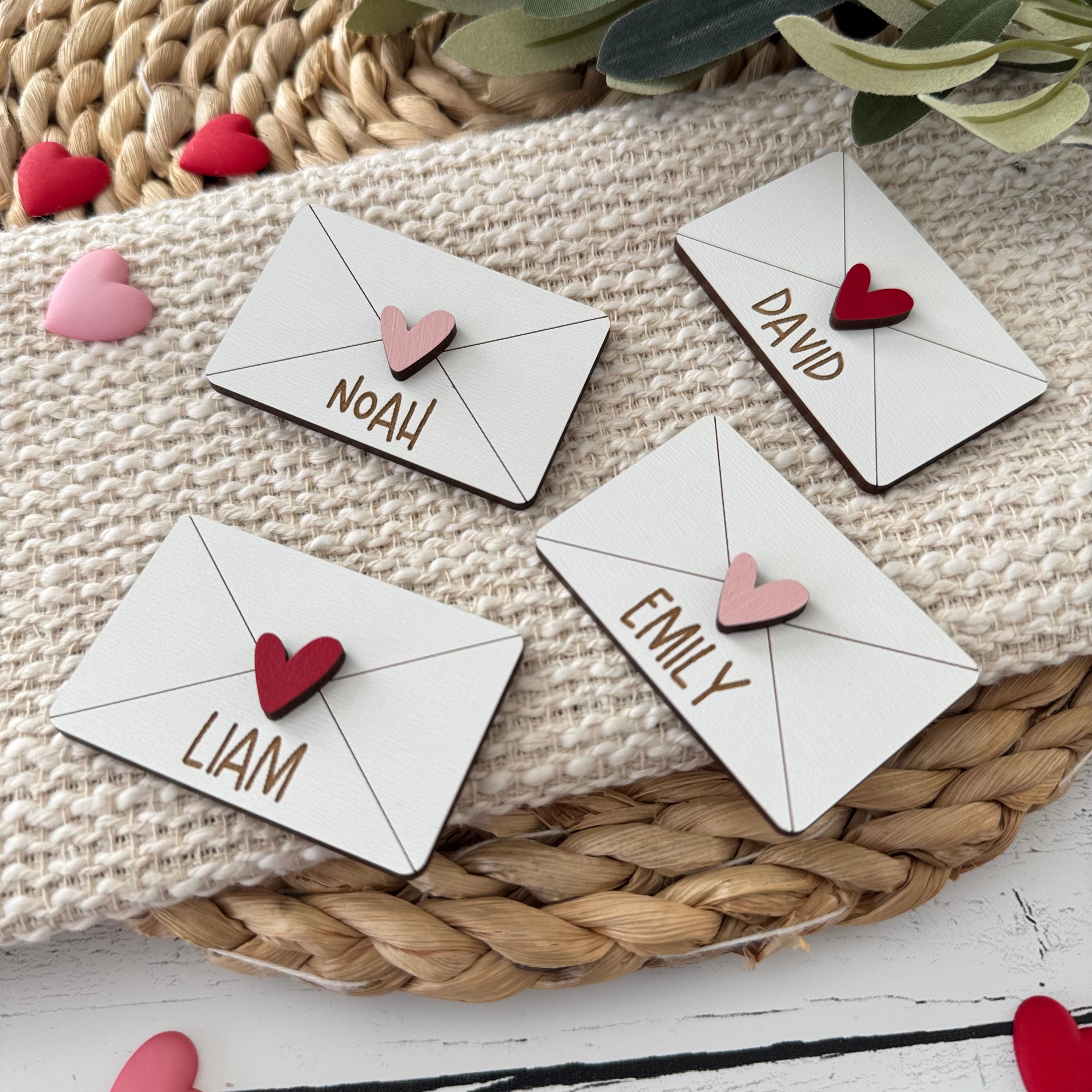 Personalized Mini Valentine Envelopes Decor