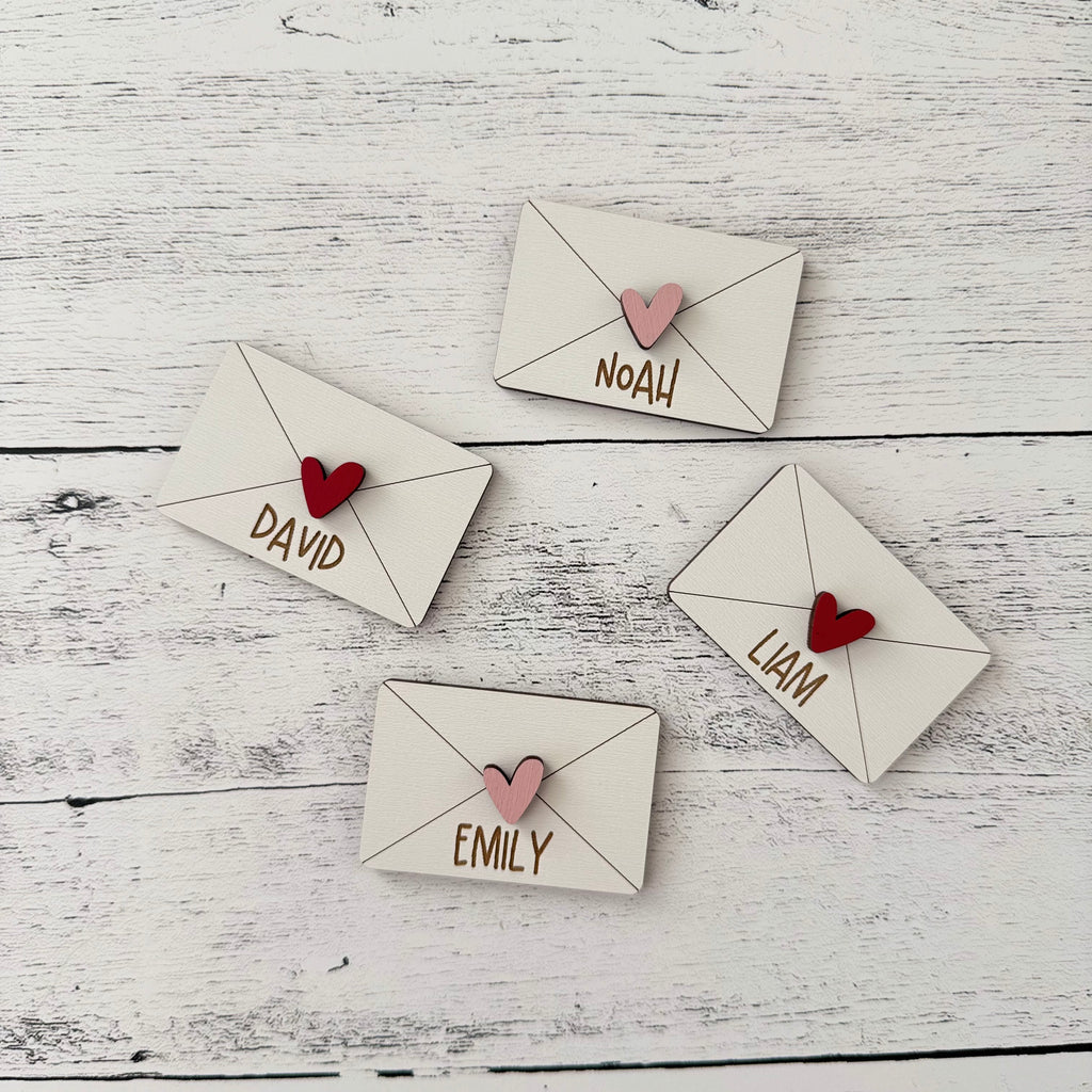 Personalized Mini Valentine Envelopes Decor