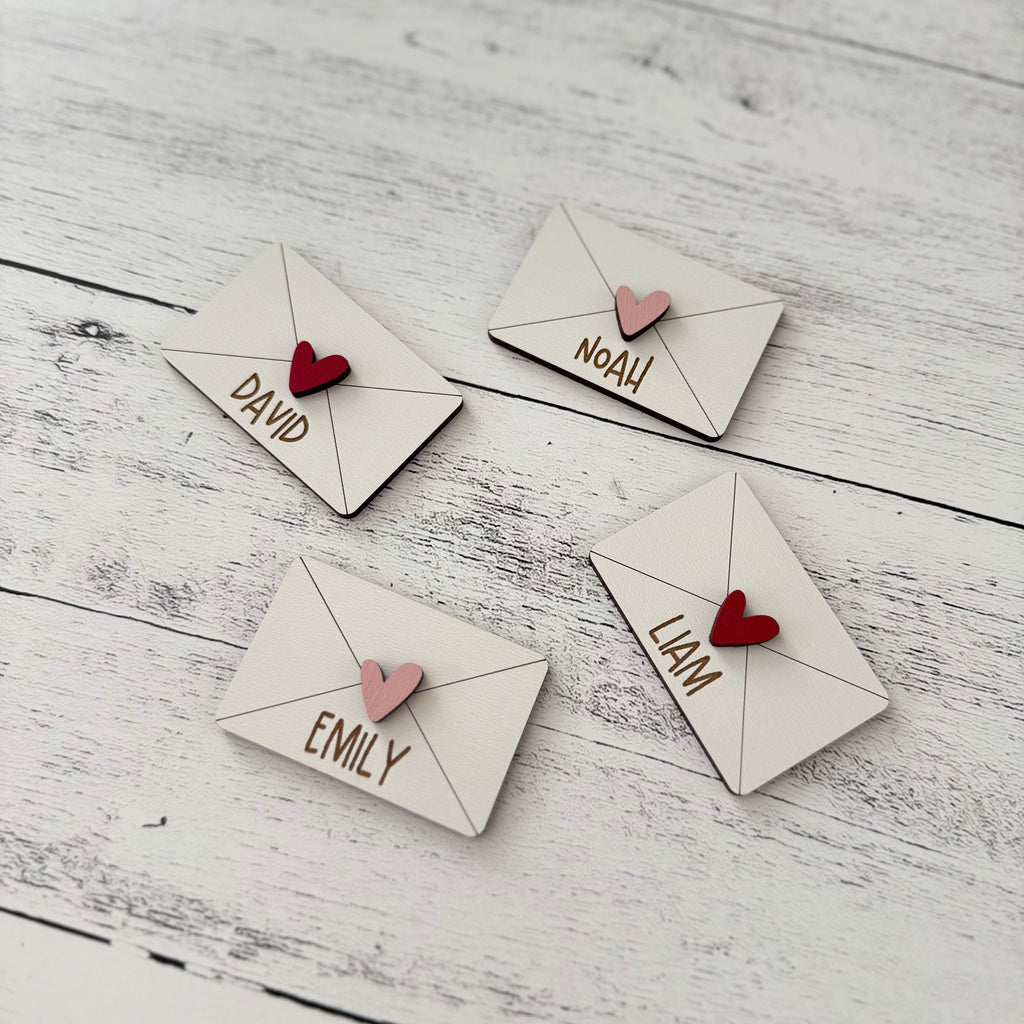 Personalized Mini Valentine Envelopes Decor