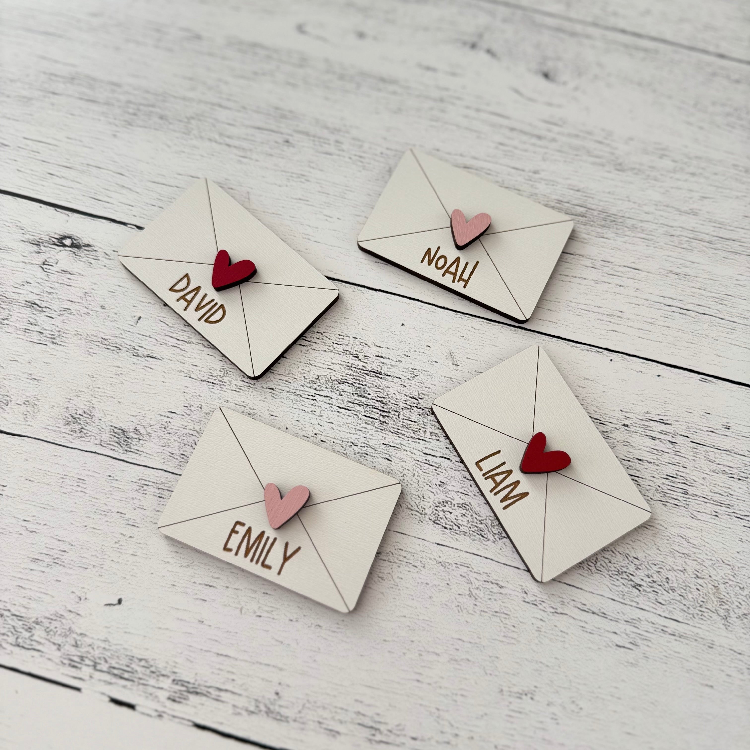 Personalized Mini Valentine Envelopes Decor