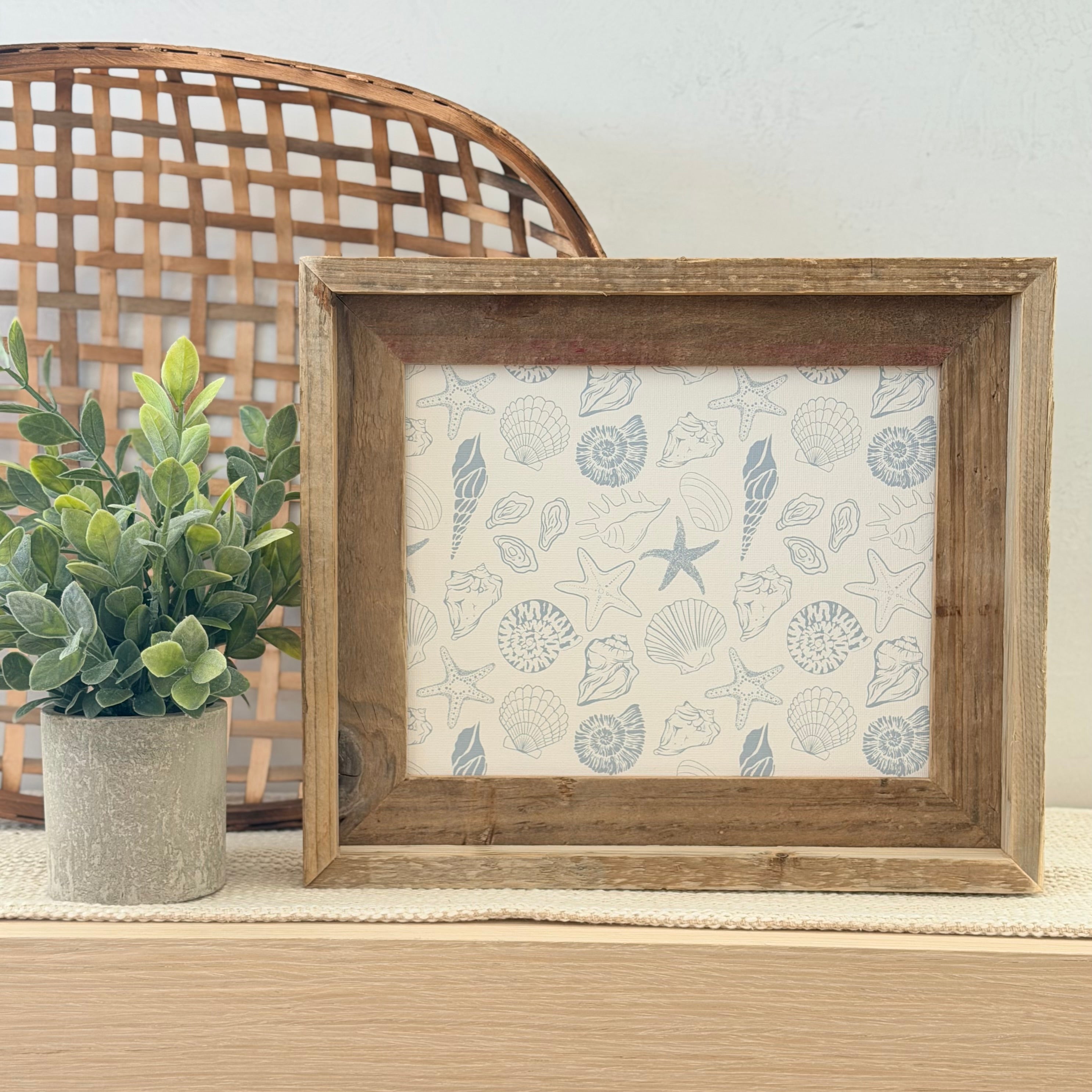Coastal Seashell Everchange Frame