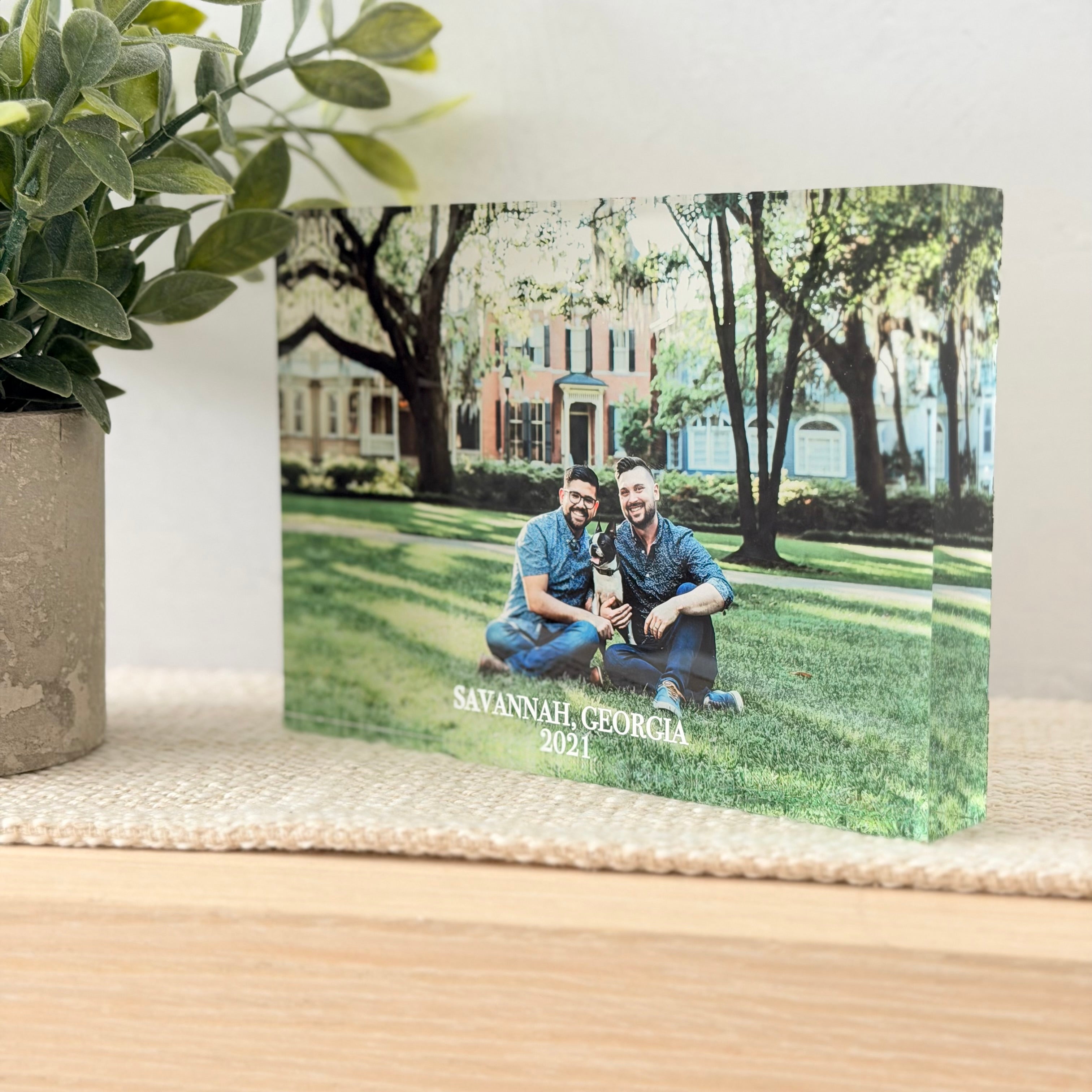 Personalized Acrylic Photo Block