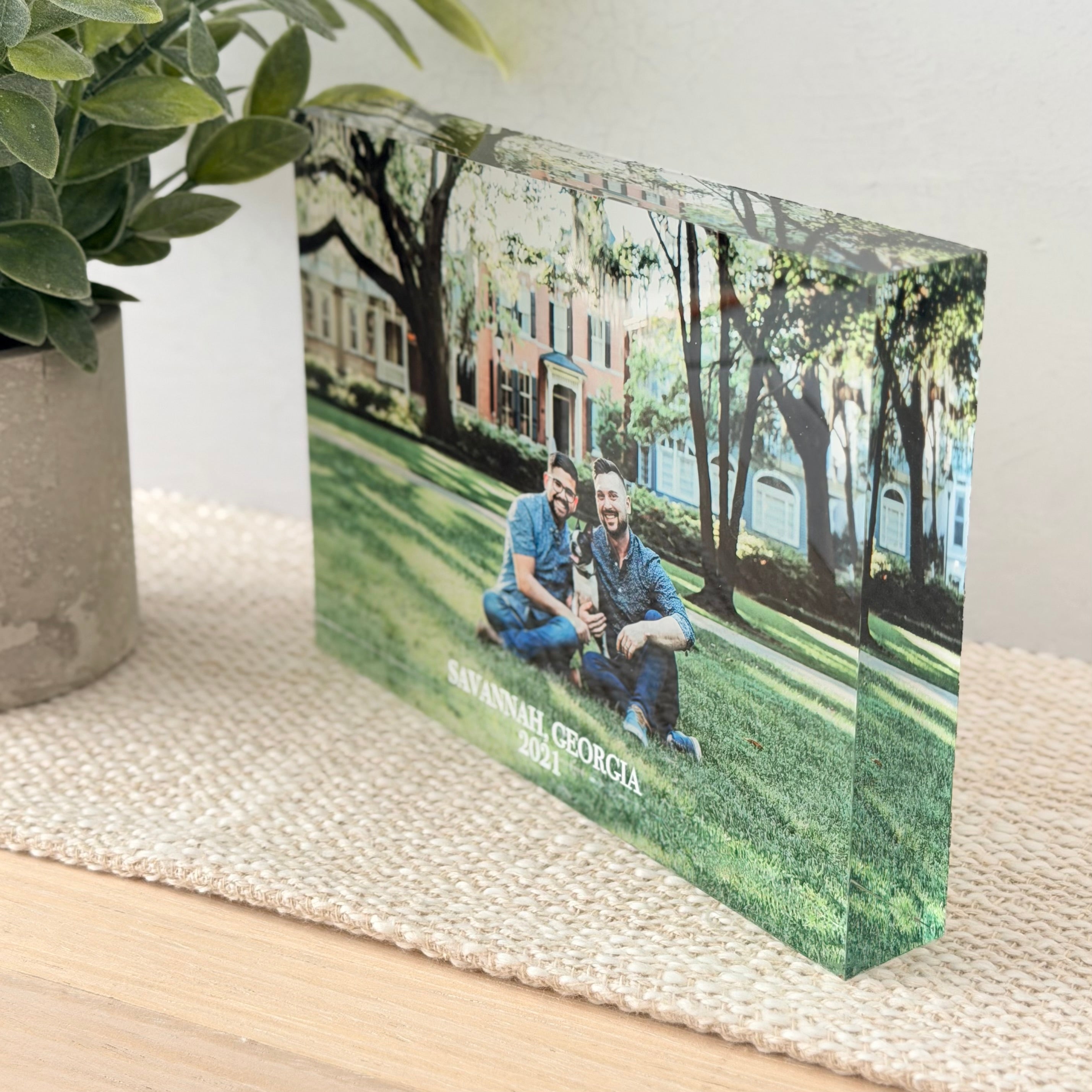 Personalized Acrylic Photo Block