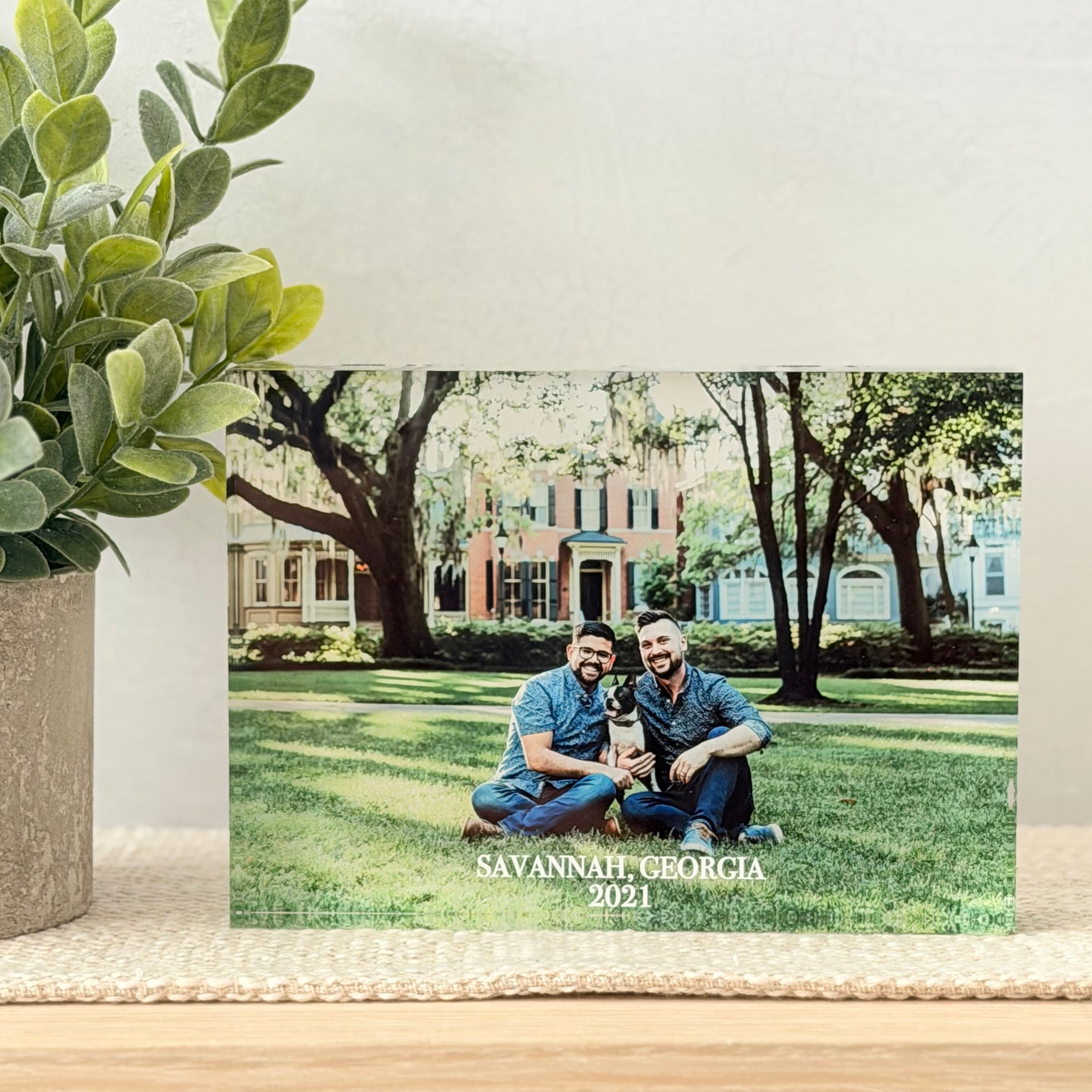 Personalized Acrylic Photo Block