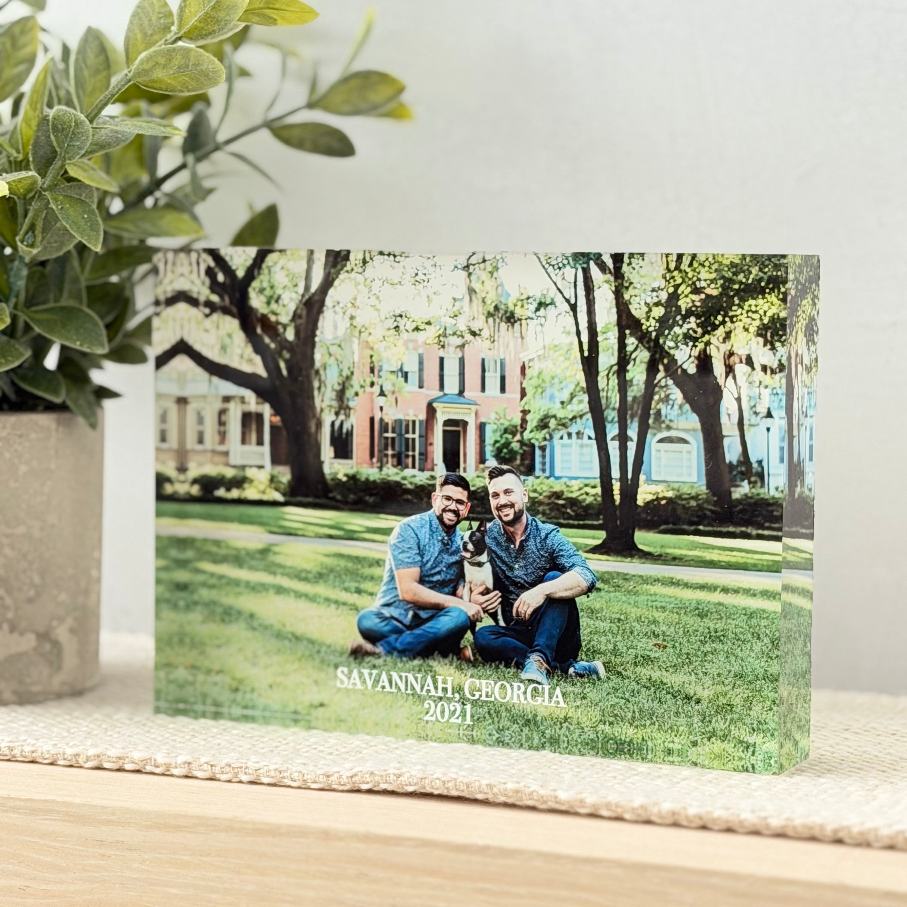 Personalized Acrylic Photo Block