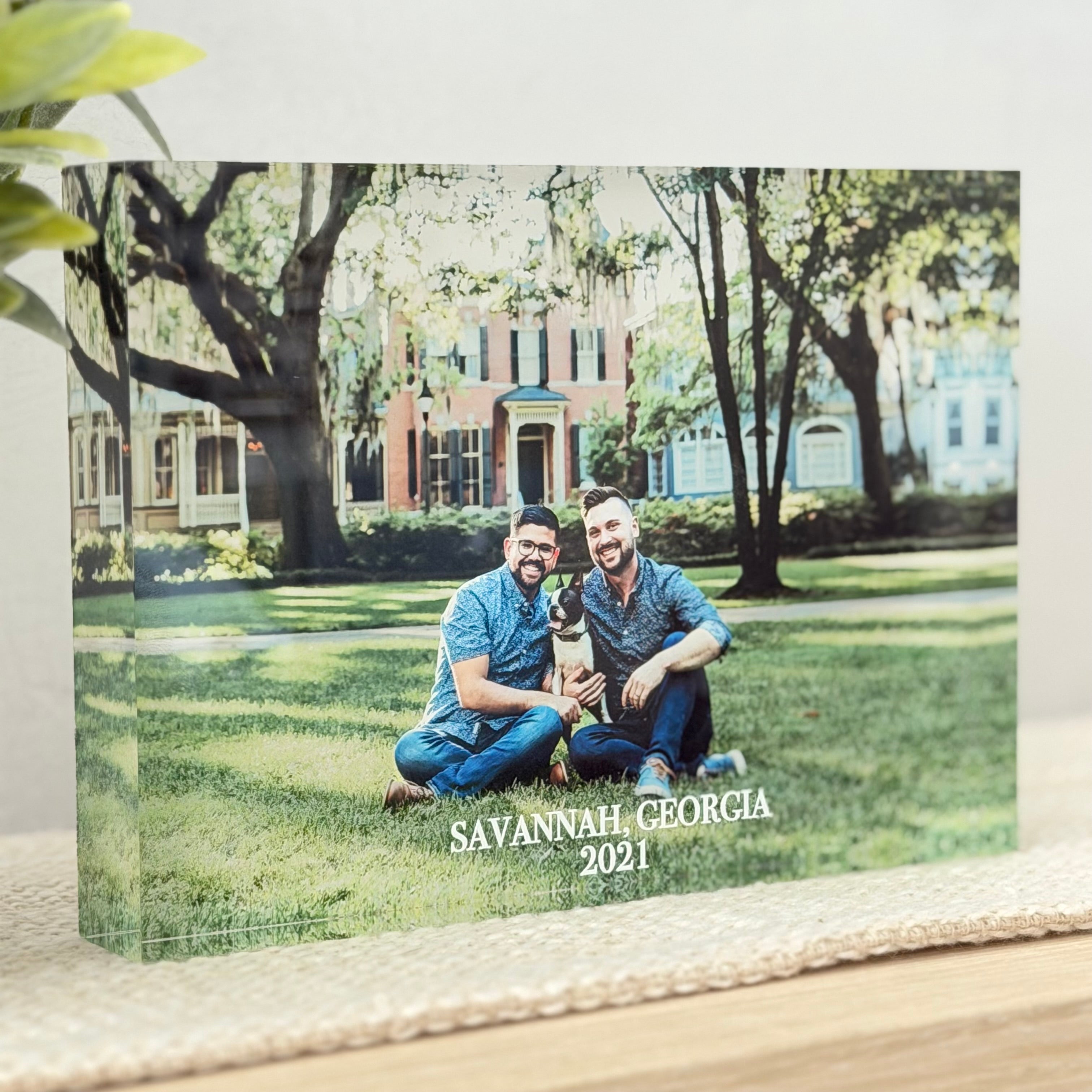 Personalized Acrylic Photo Block