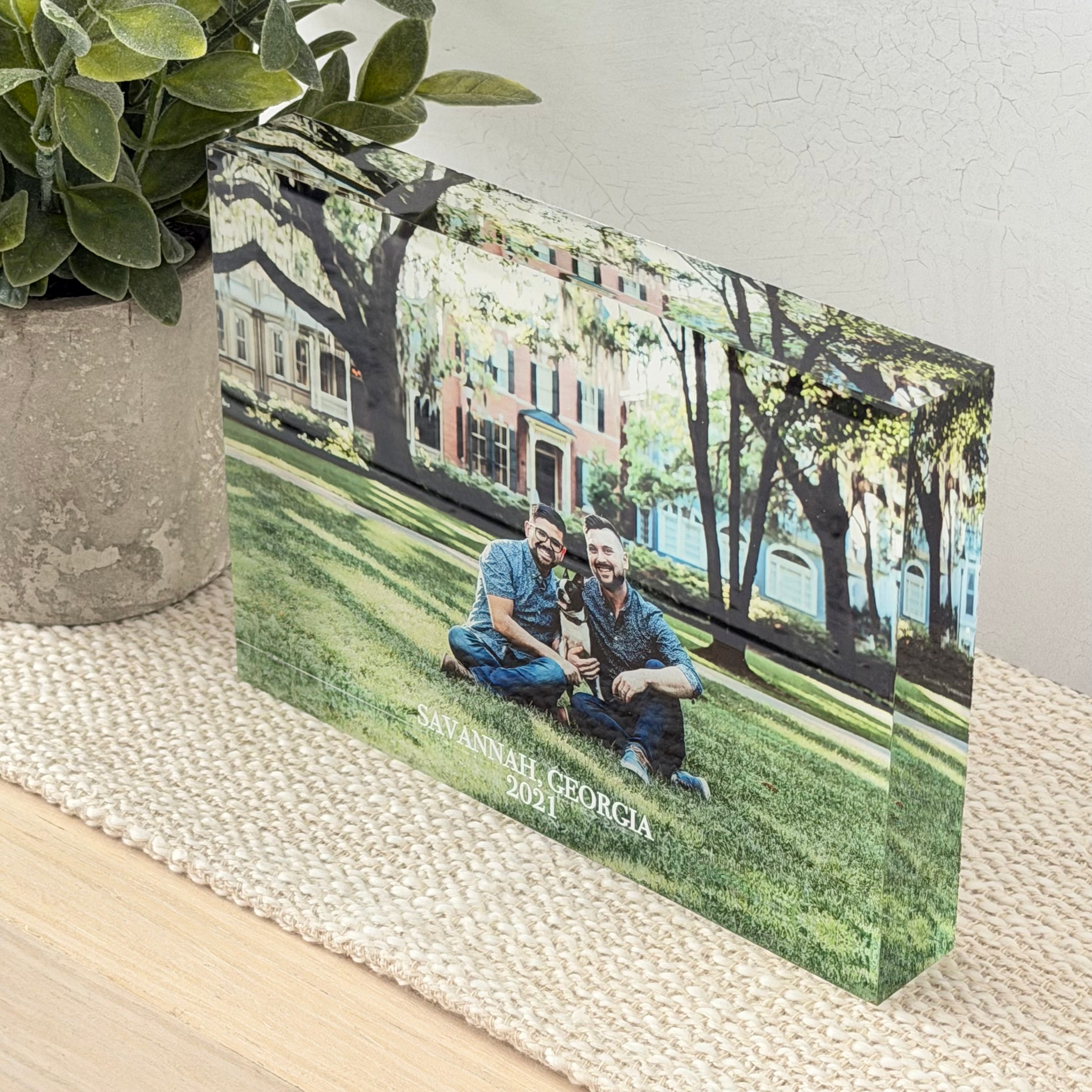 Personalized Acrylic Photo Block