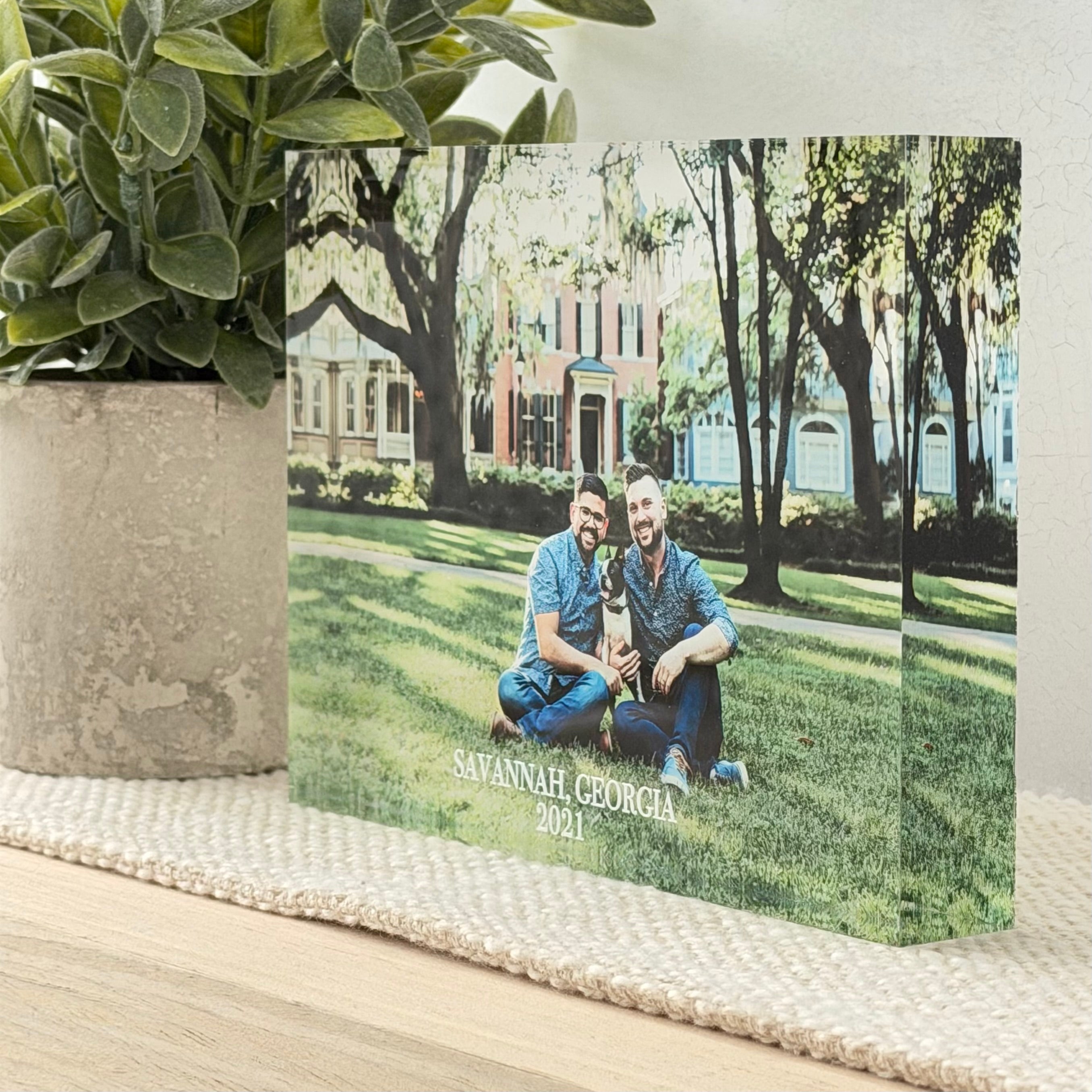 Personalized Acrylic Photo Block