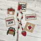 Strawberry Themed Tiered Tray Decor Bundle