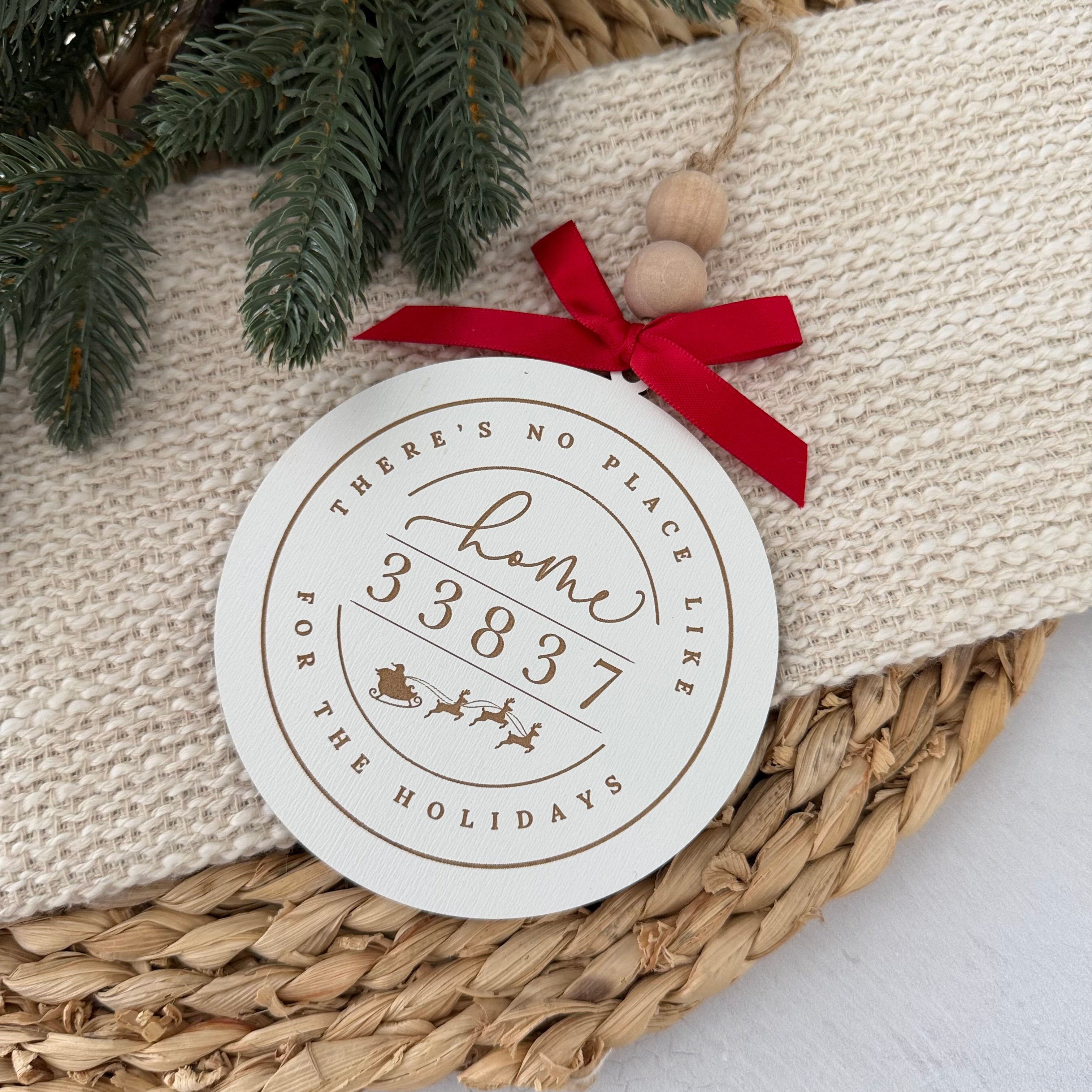 Personalized Zip Code Ornament