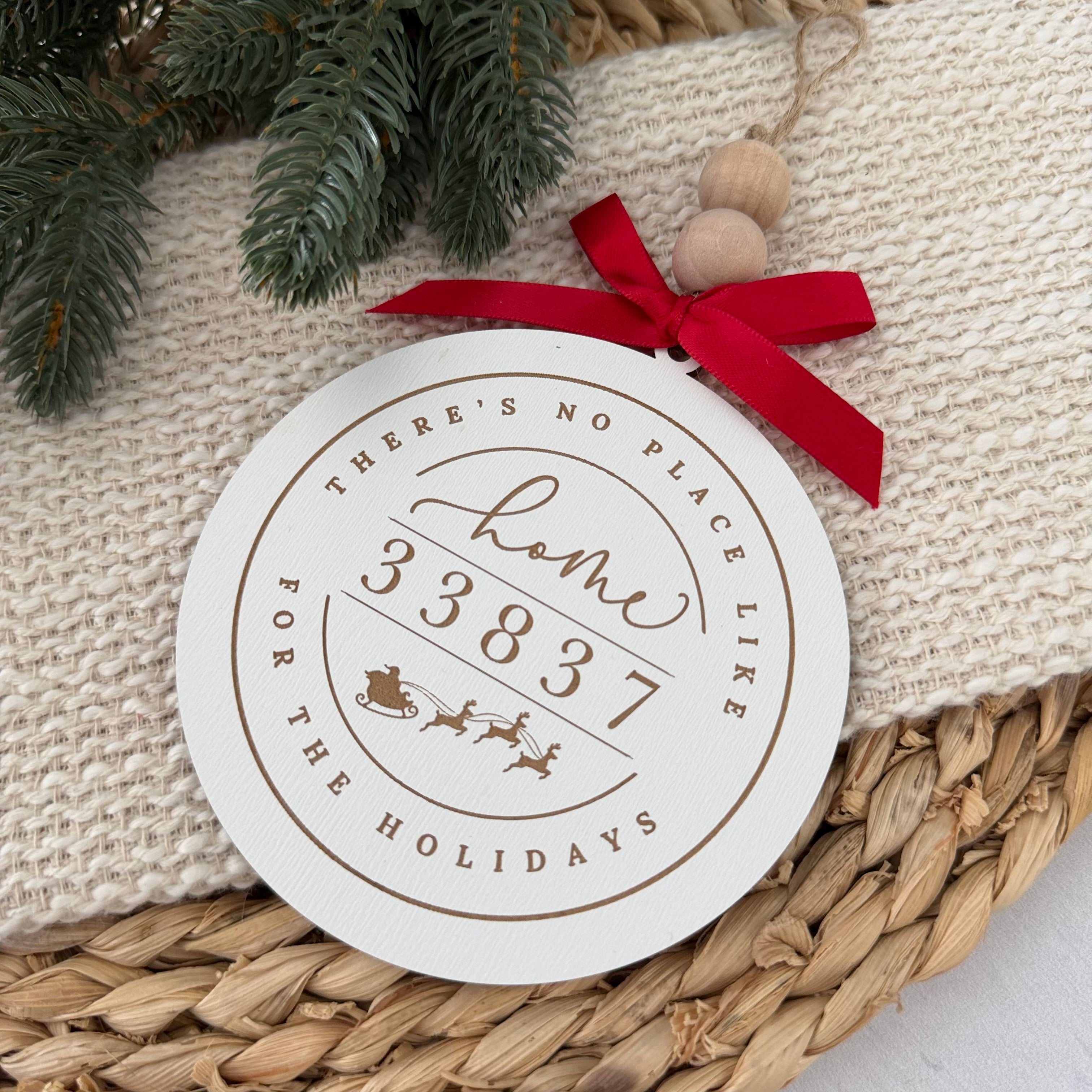 Personalized Zip Code Ornament