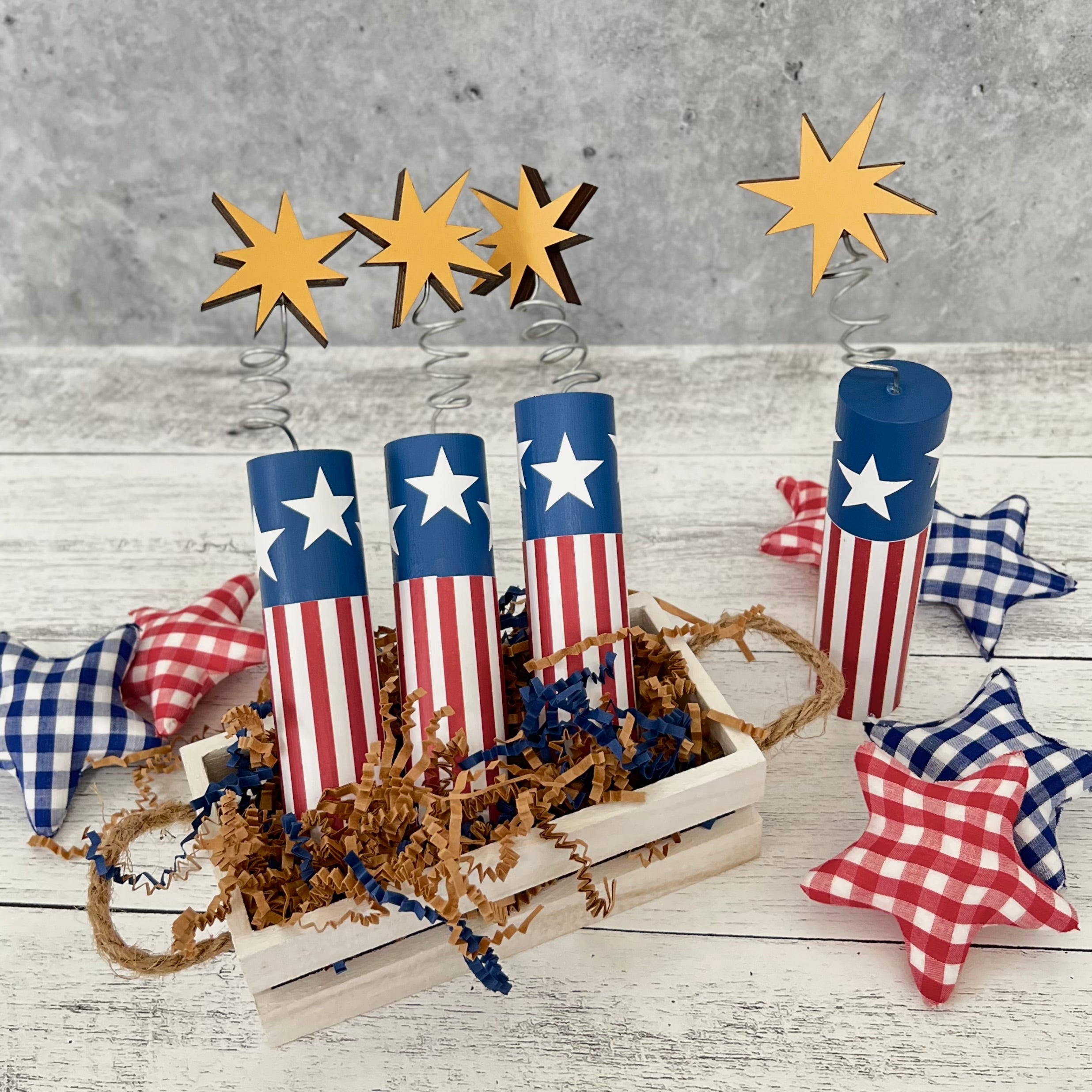 Wooden Faux Firecracker