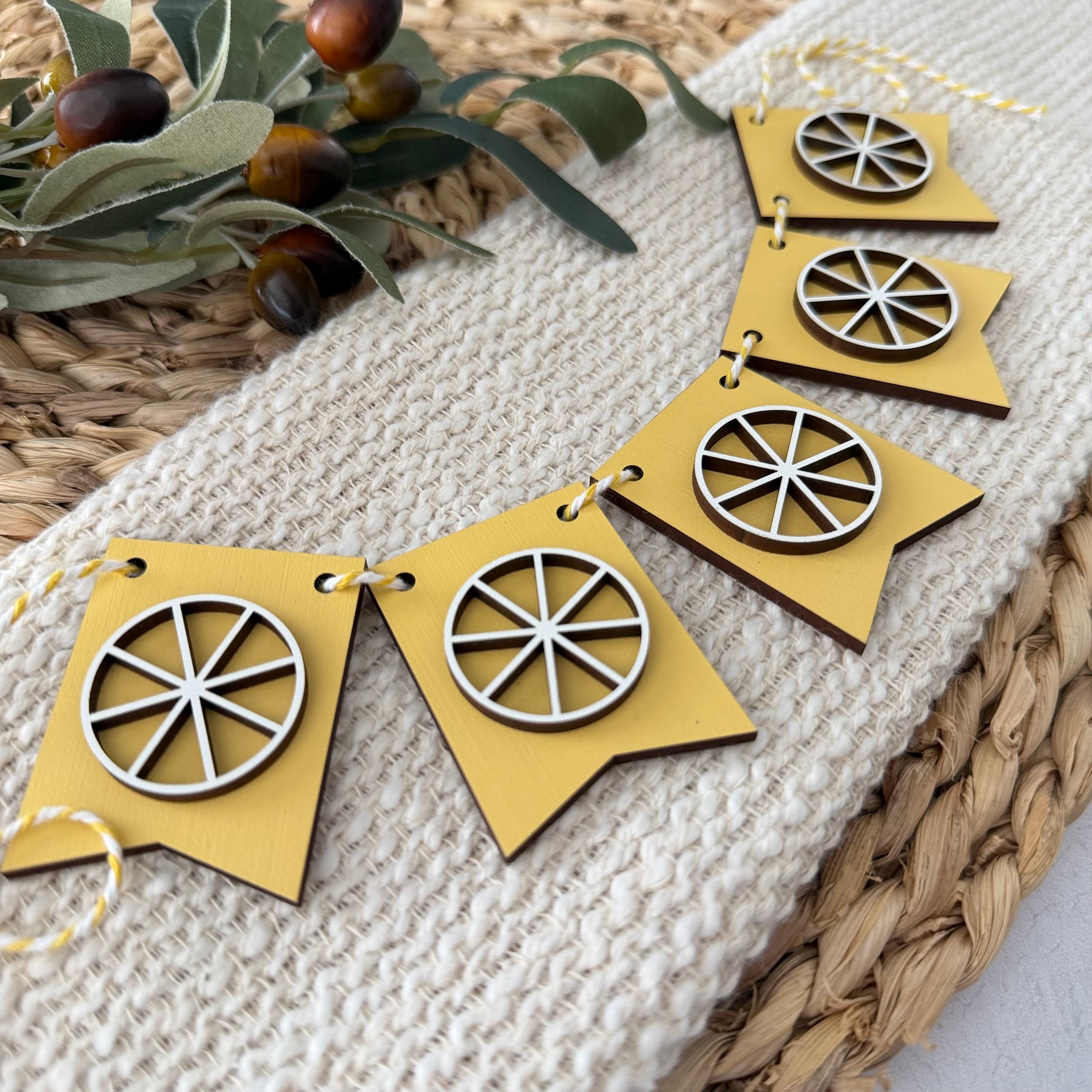 Lemon Mini Tiered Tray Banner