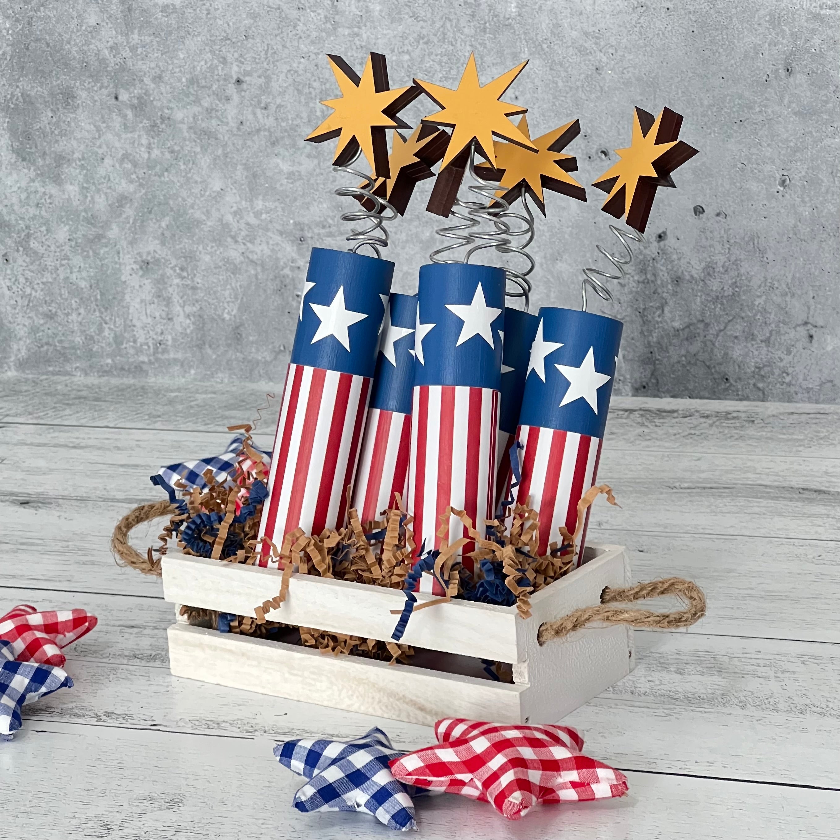 Wooden Faux Firecracker