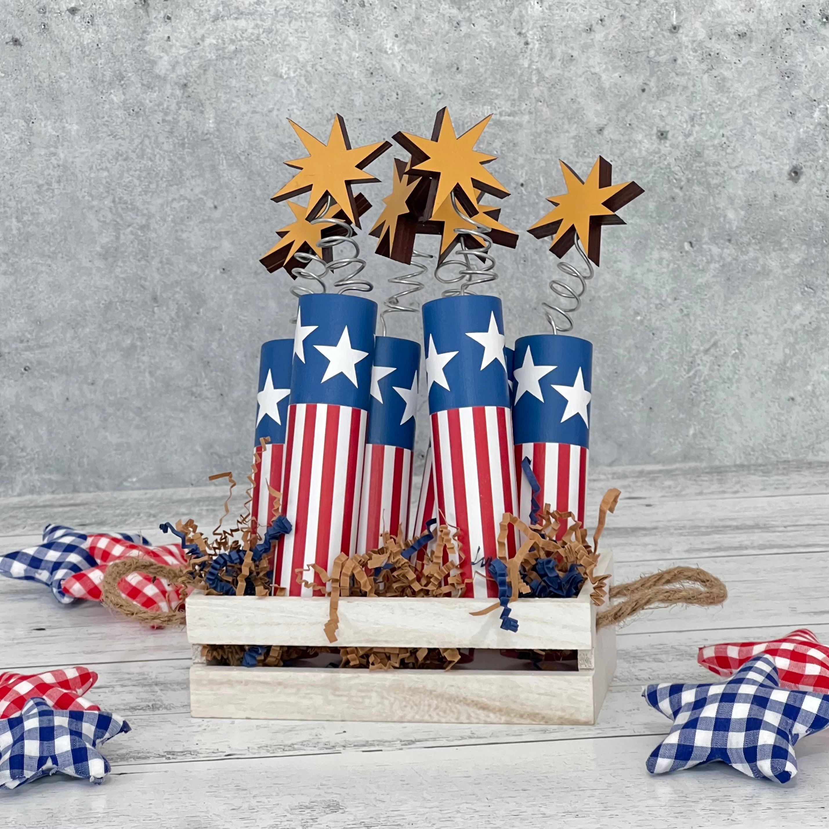Wooden Faux Firecracker