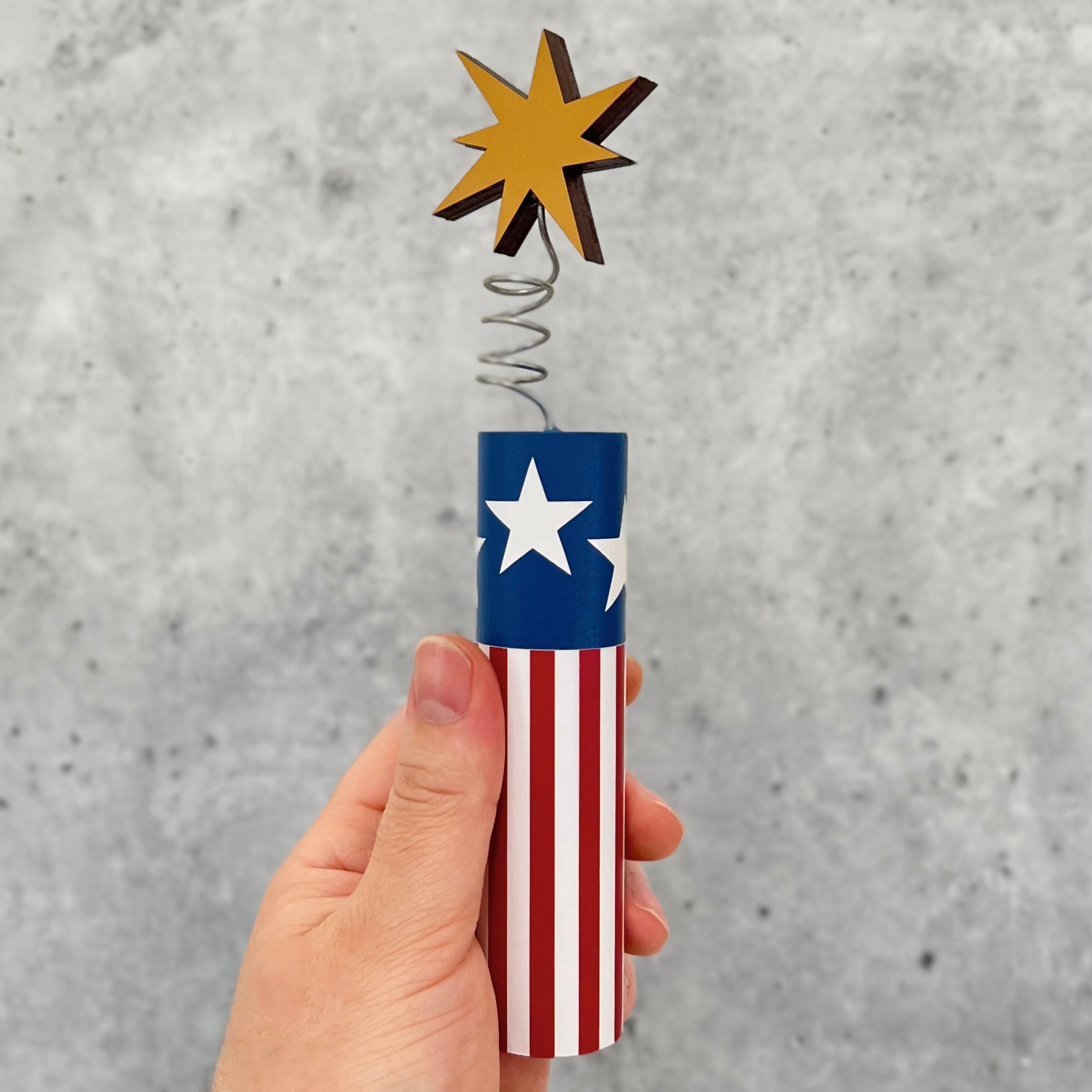 Wooden Faux Firecracker