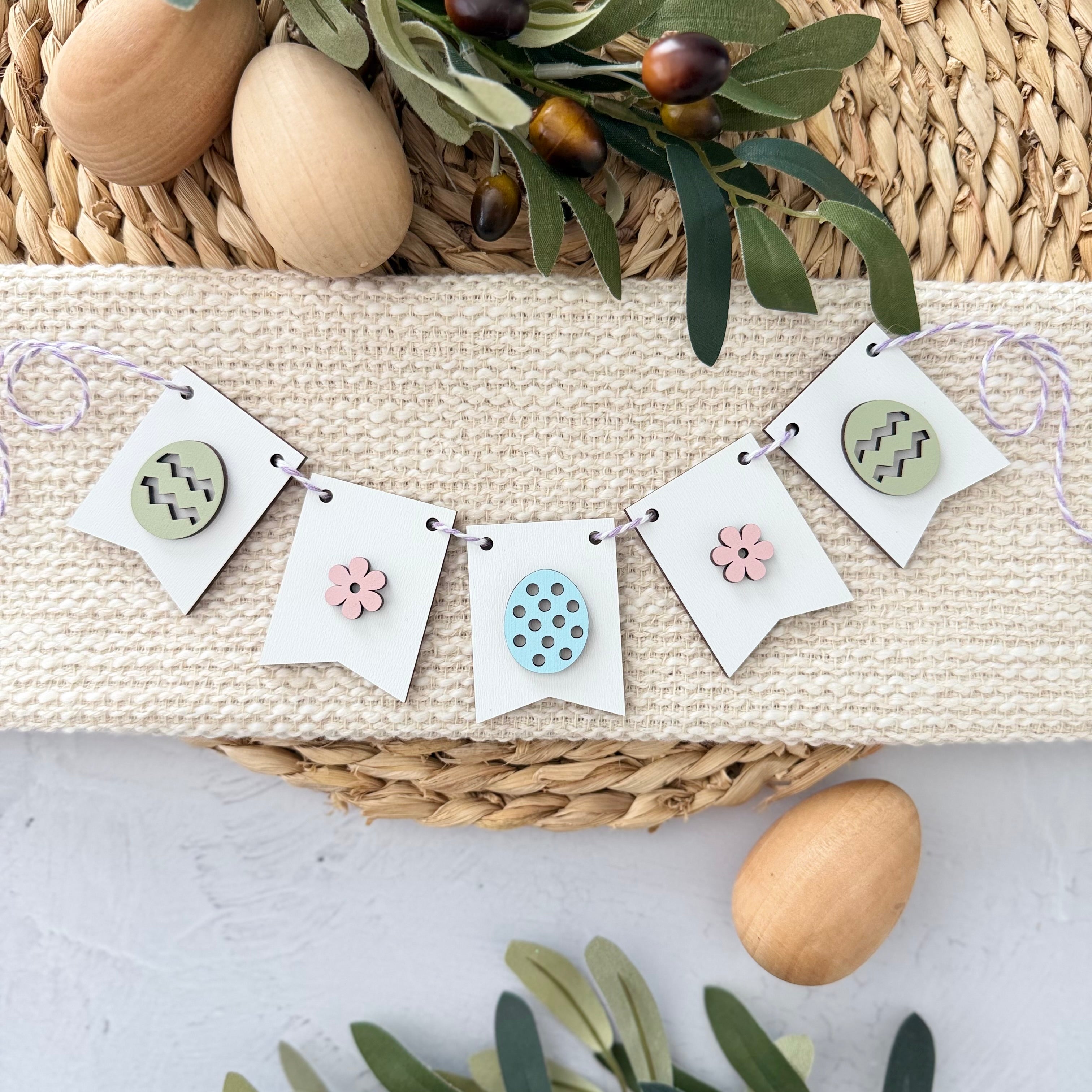 Easter Egg Mini Tiered Tray Banner