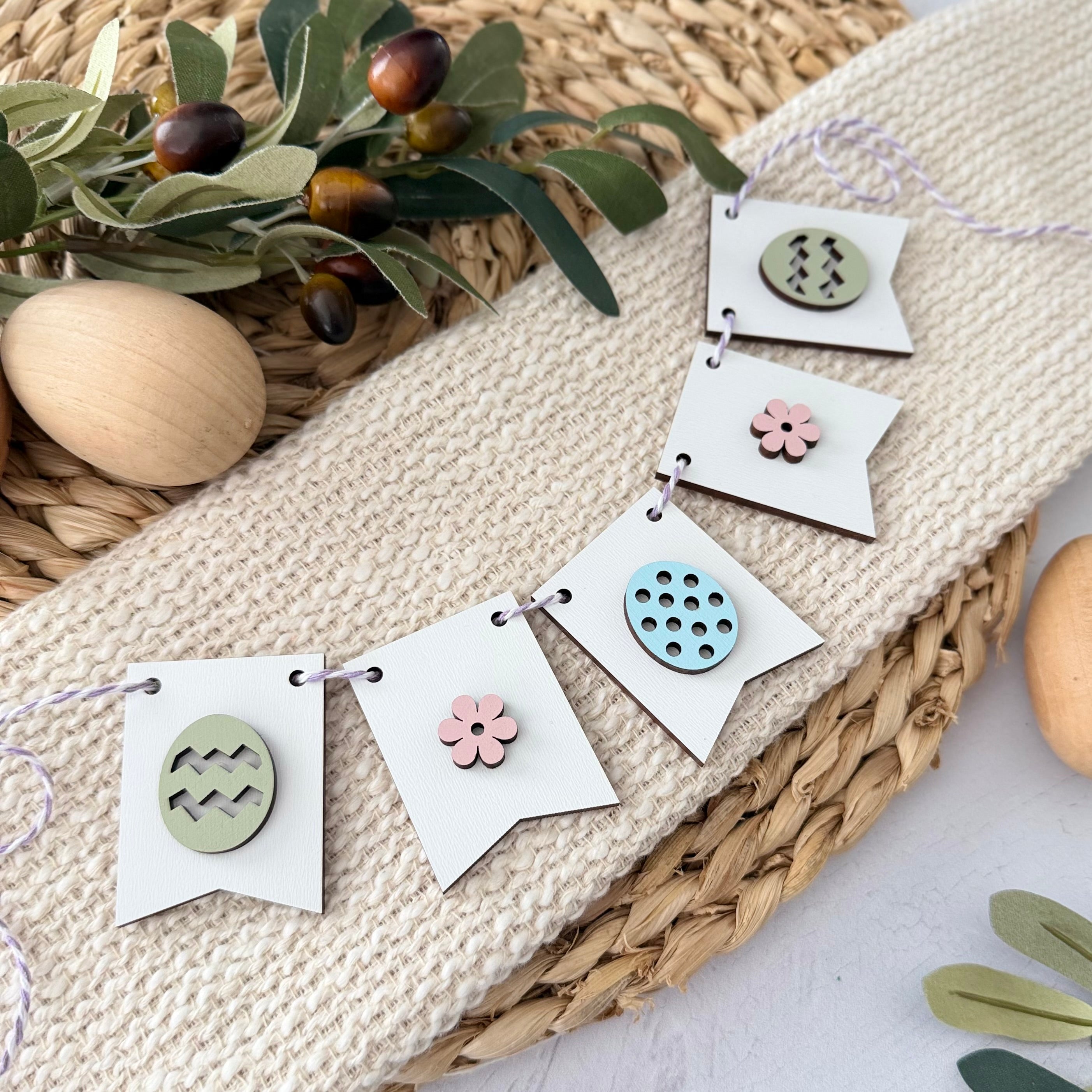 Easter Egg Mini Tiered Tray Banner