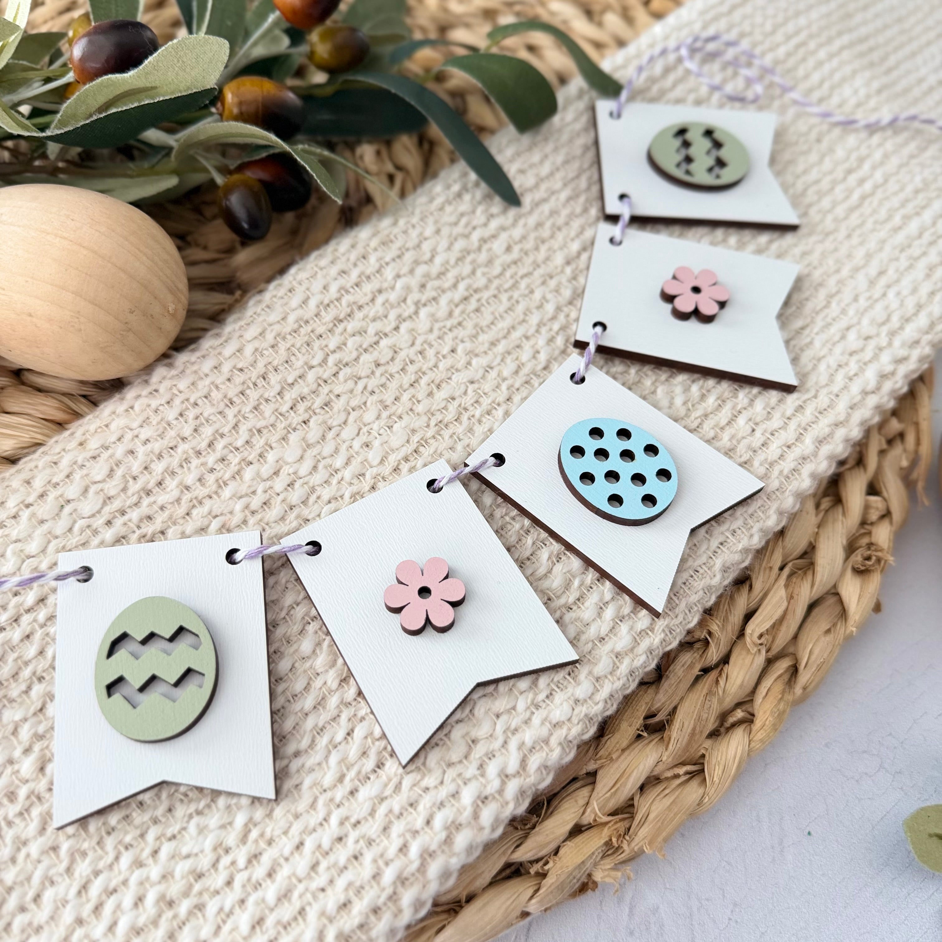 Easter Egg Mini Tiered Tray Banner