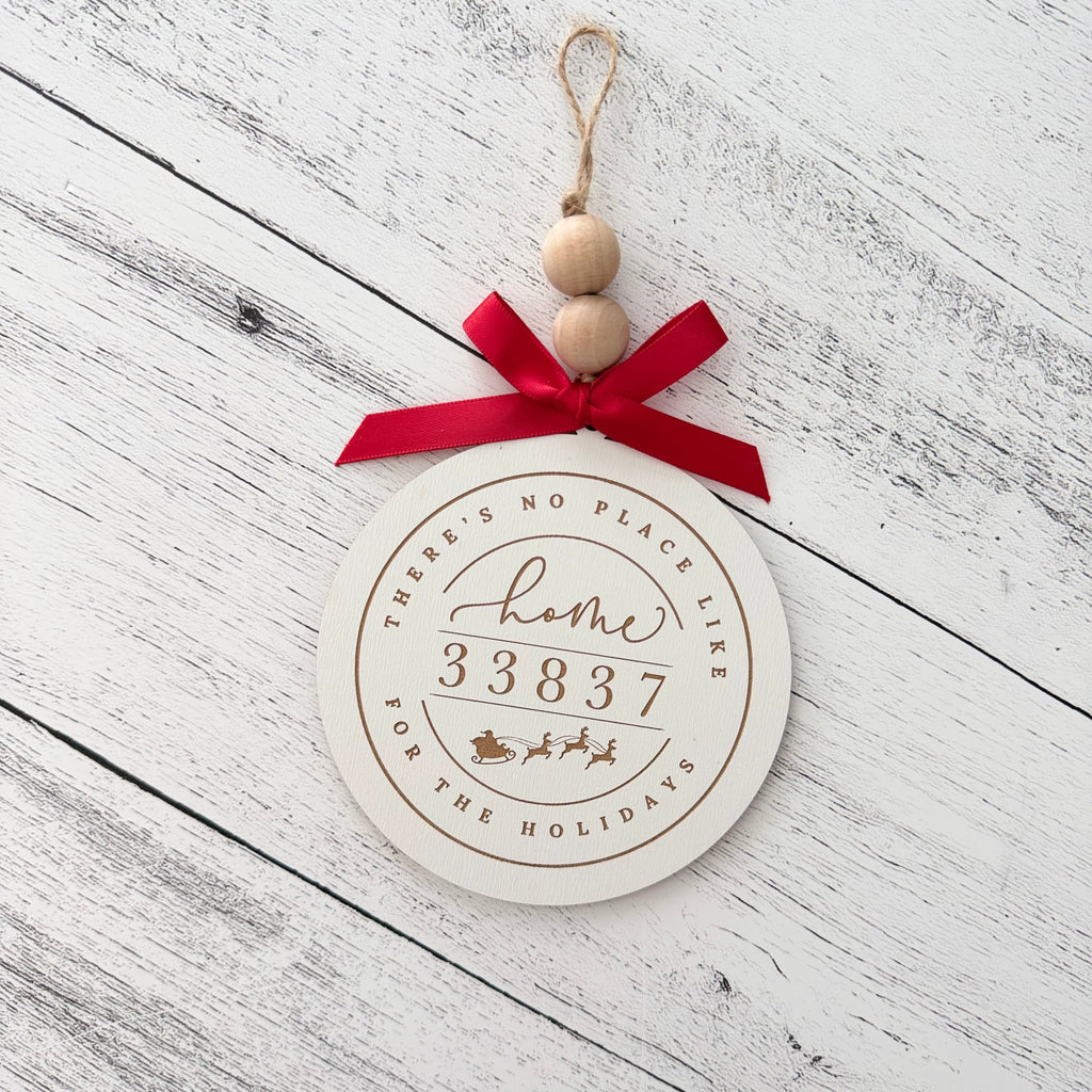 Personalized Zip Code Ornament