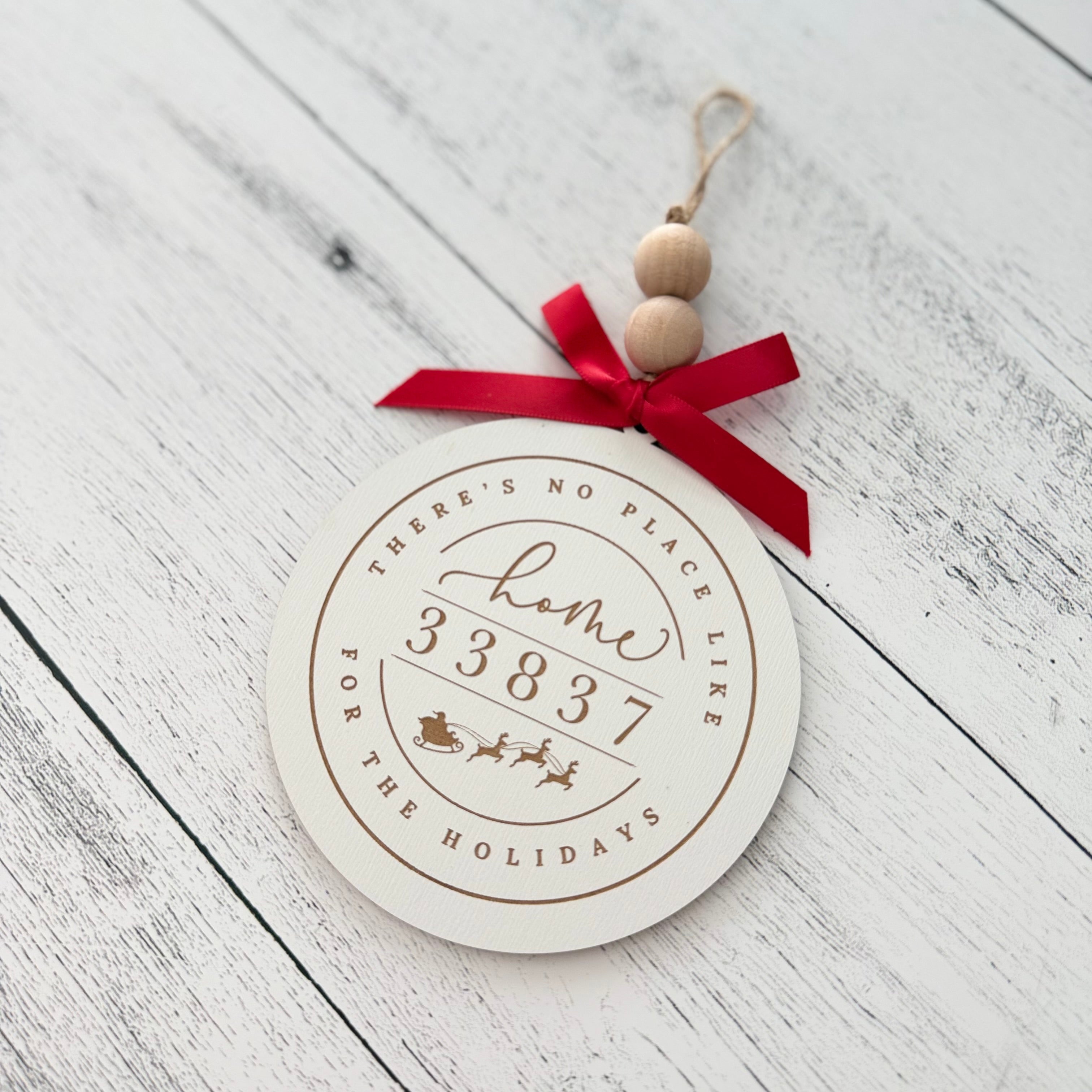 Personalized Zip Code Ornament