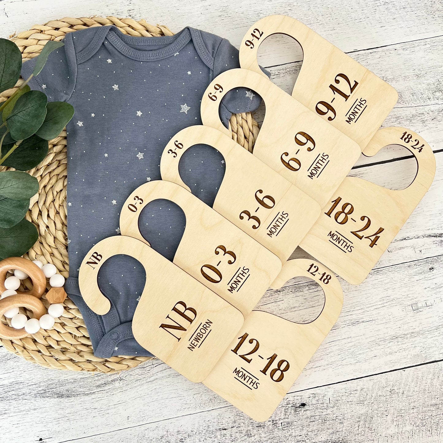 Baby Closet Divider Set | Clothes Size Markers For Babies | Baby Closet Organizers