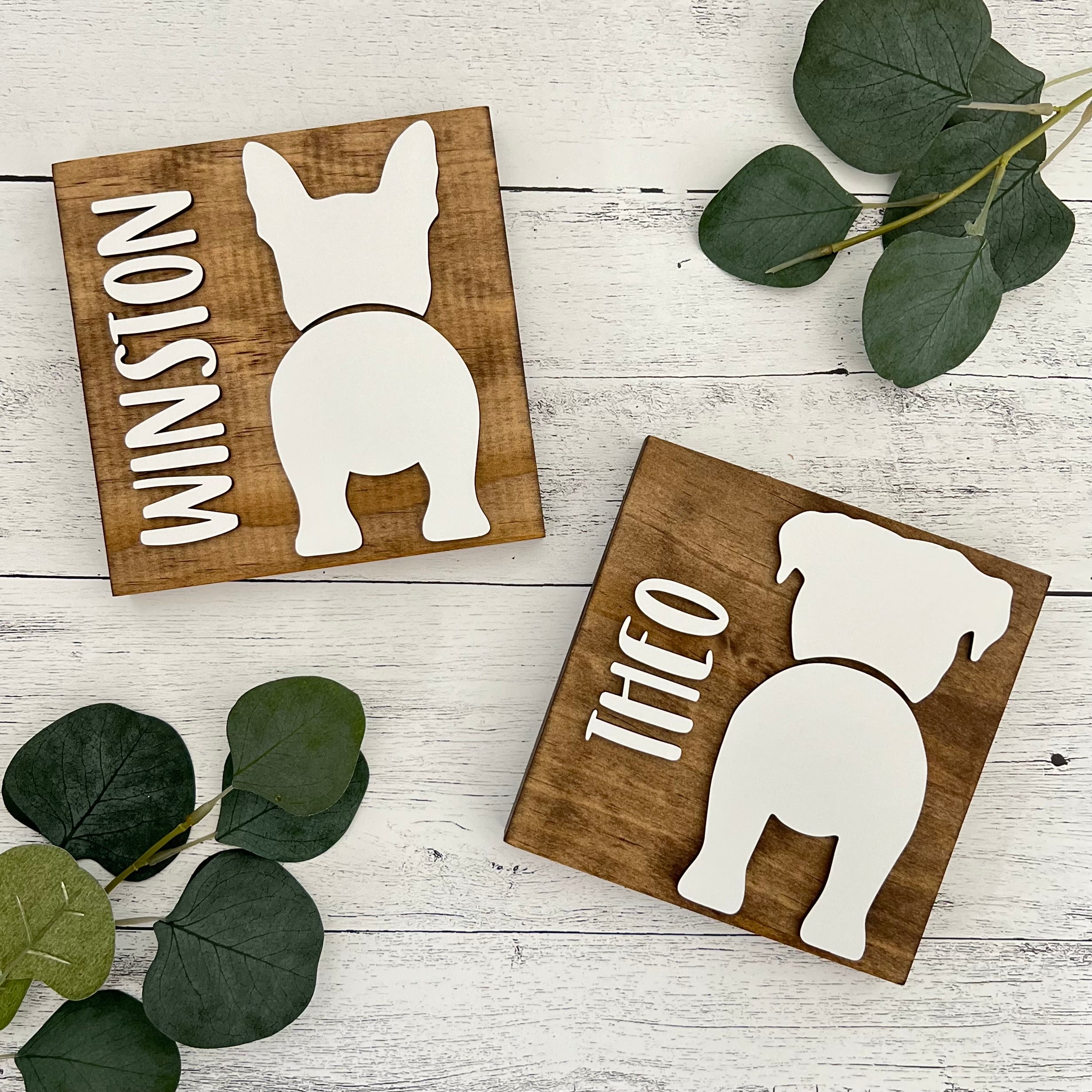 Personalized Dog Butt Sign