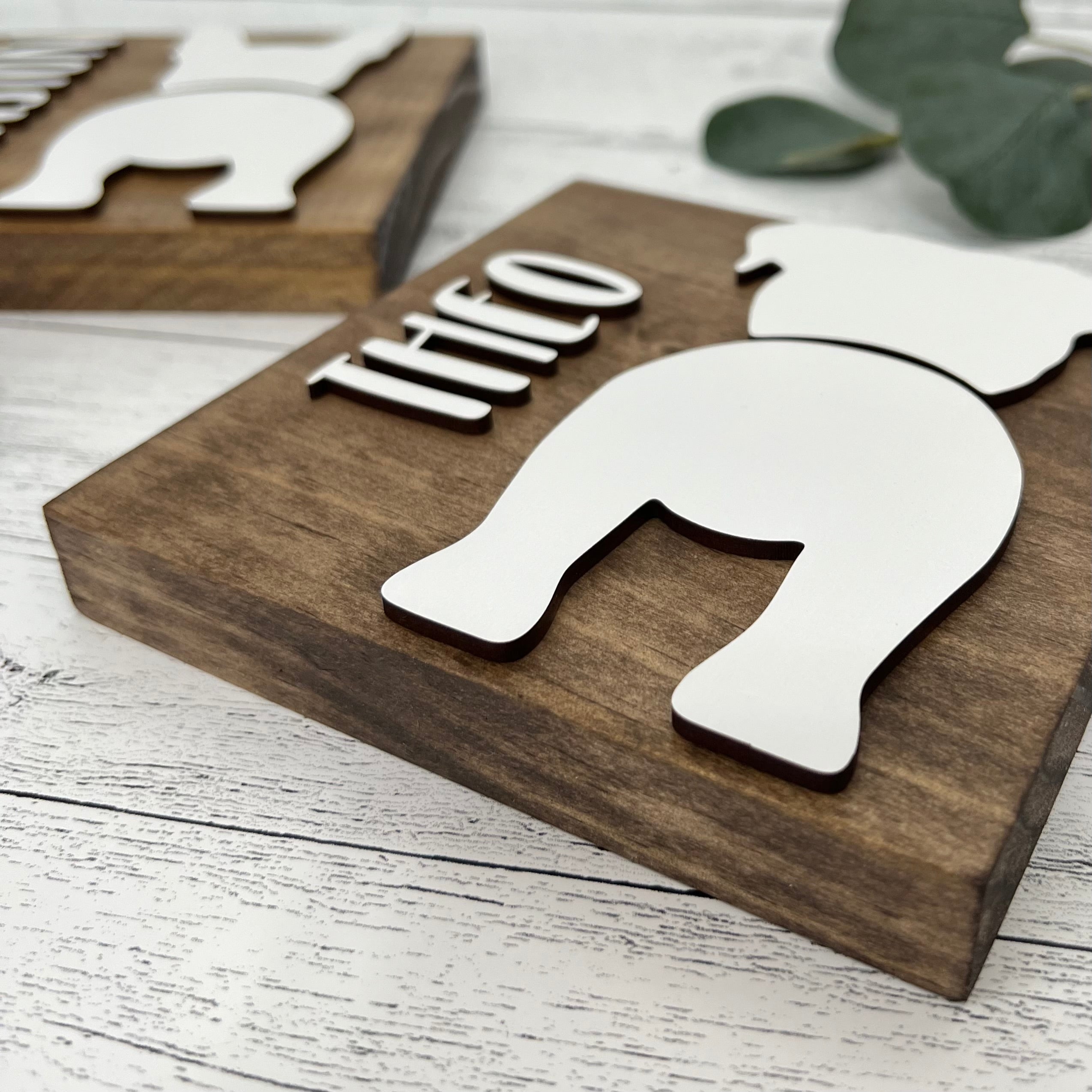 Personalized Dog Butt Sign