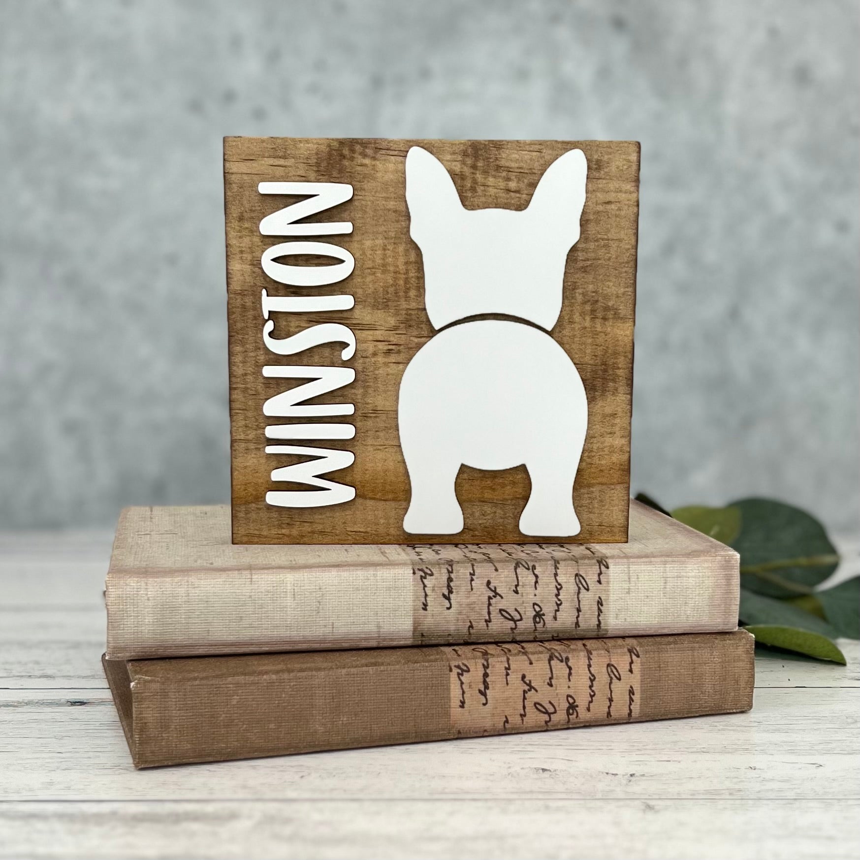 Personalized Dog Butt Sign