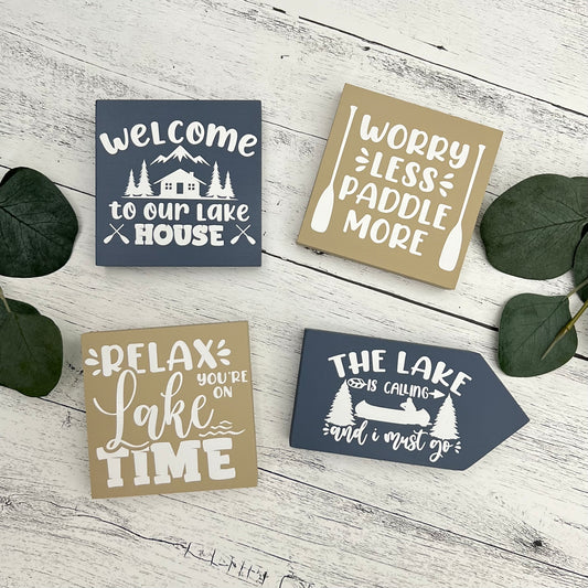 Lake House Themed Signs