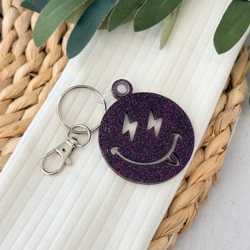 Smiley Face Keychain