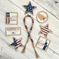 Rustic 4th Of July Tiered Tray Decor Bundle