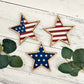 Patriotic Wooden Decorative Stars