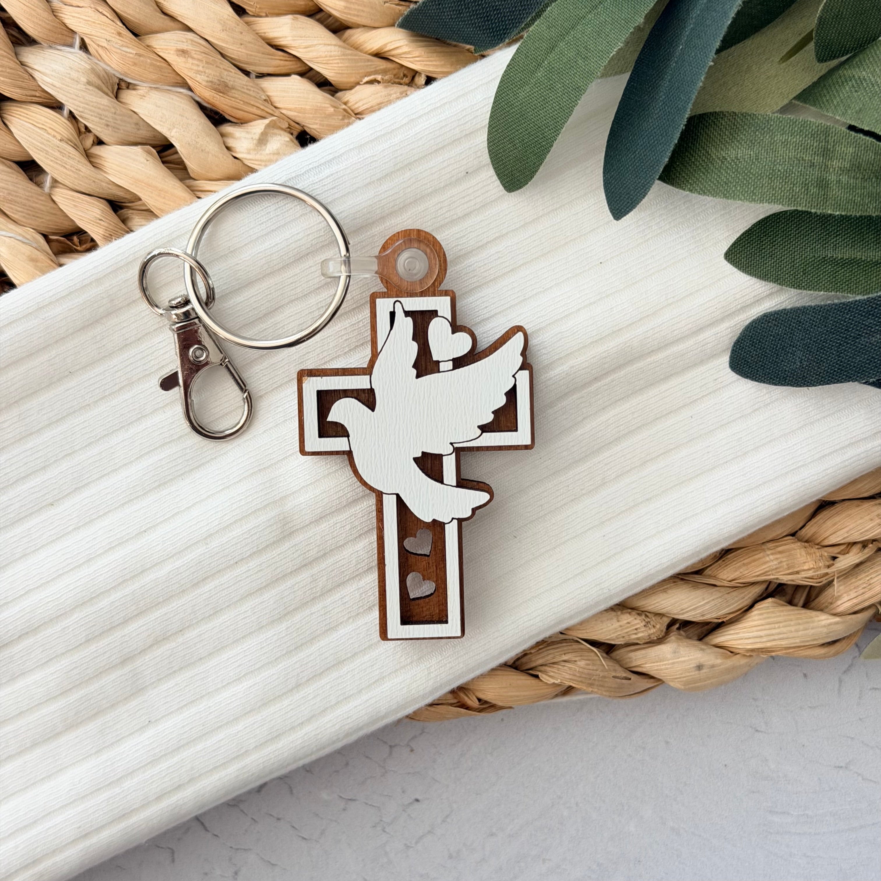 Cross Keychain