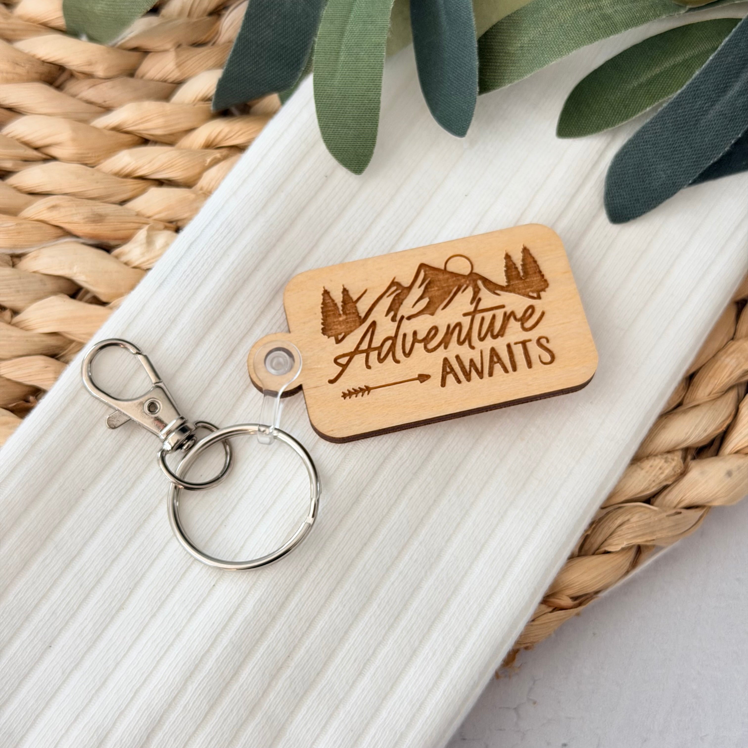 Adventure Awaits Keychain