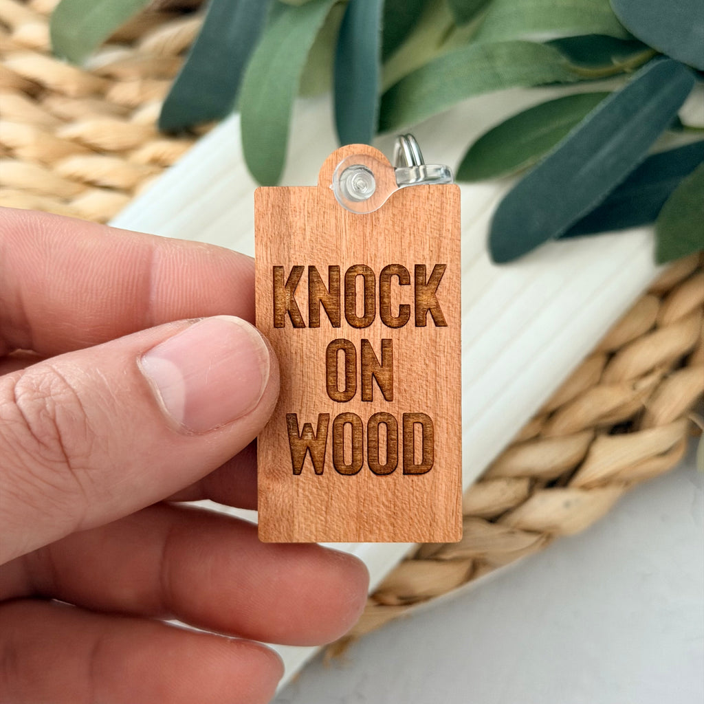 Knock On Wood Keychain